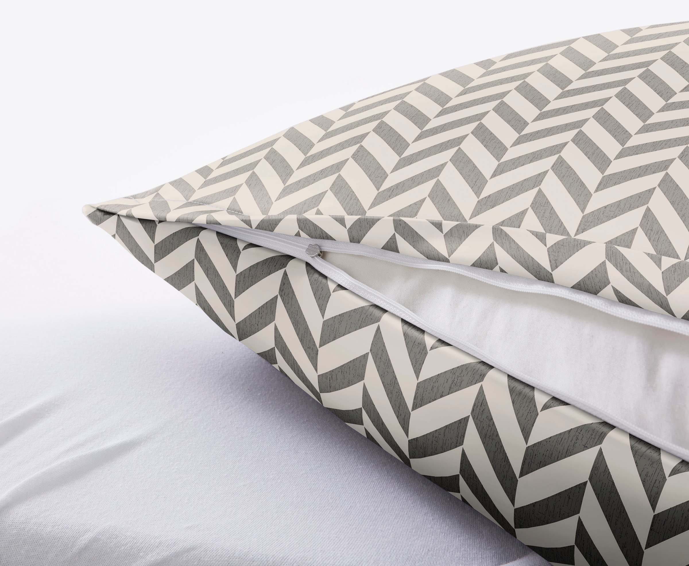 Kleine Wolke Bettwäsche "Cosy" 2 Stk. tlg. mit Fischgrätmuster günstig online kaufen