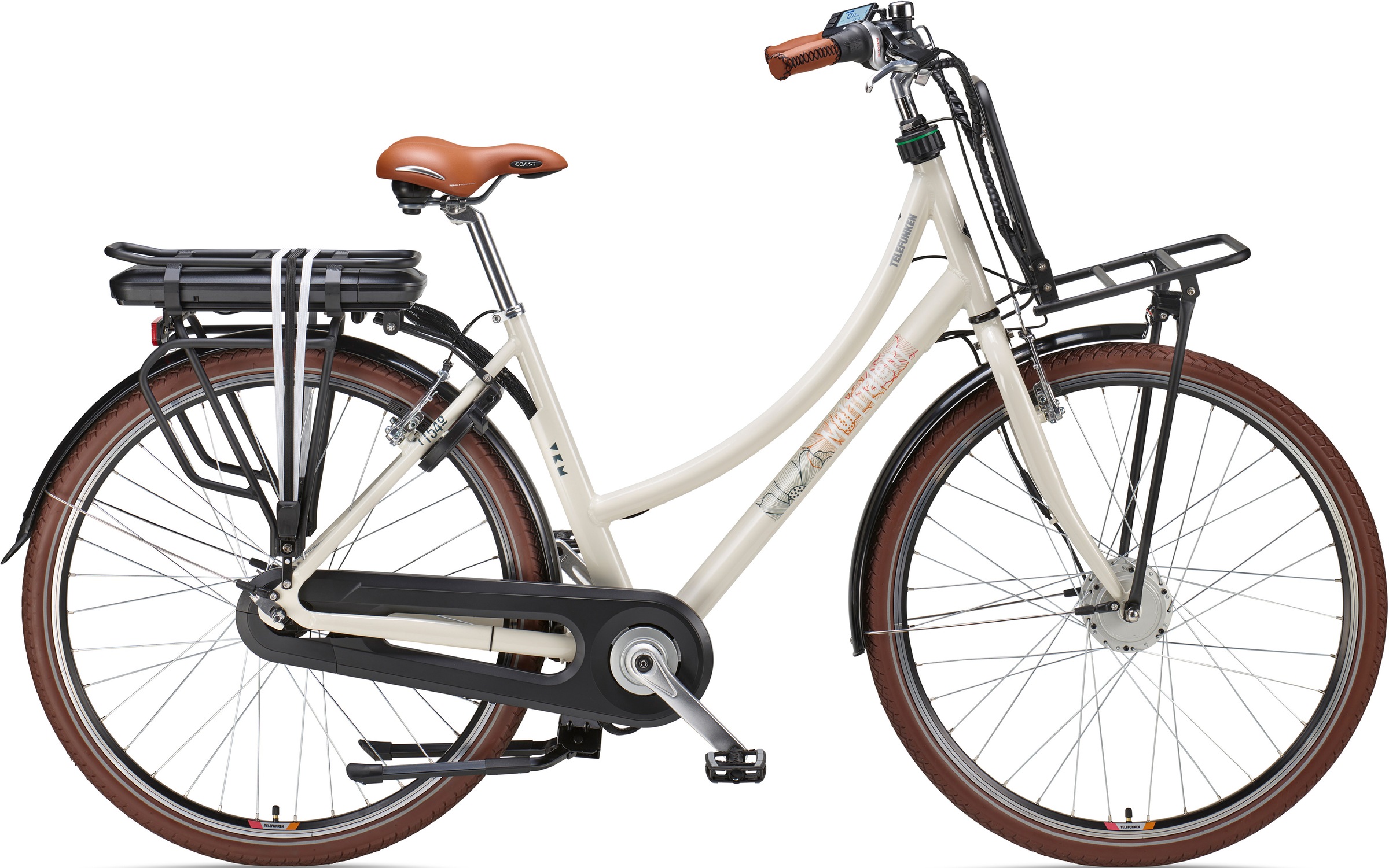Telefunken "Multitalent RT540" 7 Gang Shimano Nexus Schaltwerk Nabenschaltung Frontmotor 250 W Pedelec, Elektrofahrrad für Damen u. Herren