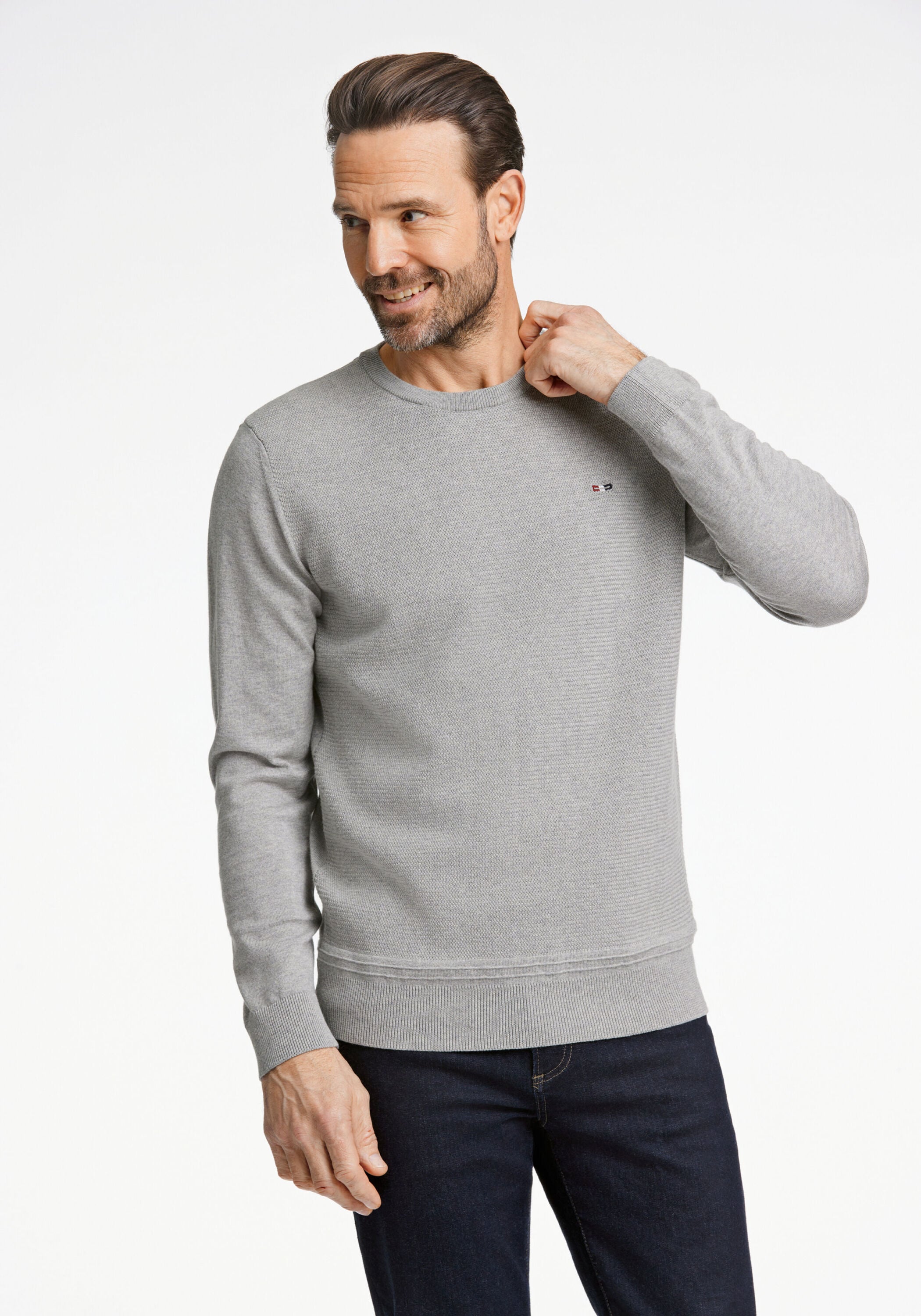 BISON Strickpullover "Strickpullover Comfort Fit" günstig online kaufen