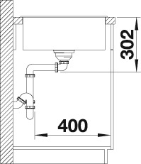 Blanco Granitspüle »AXIA III XL 6 S« aus SILGRANIT®, inkl. Esche-Compound-Brückenschneidbrett