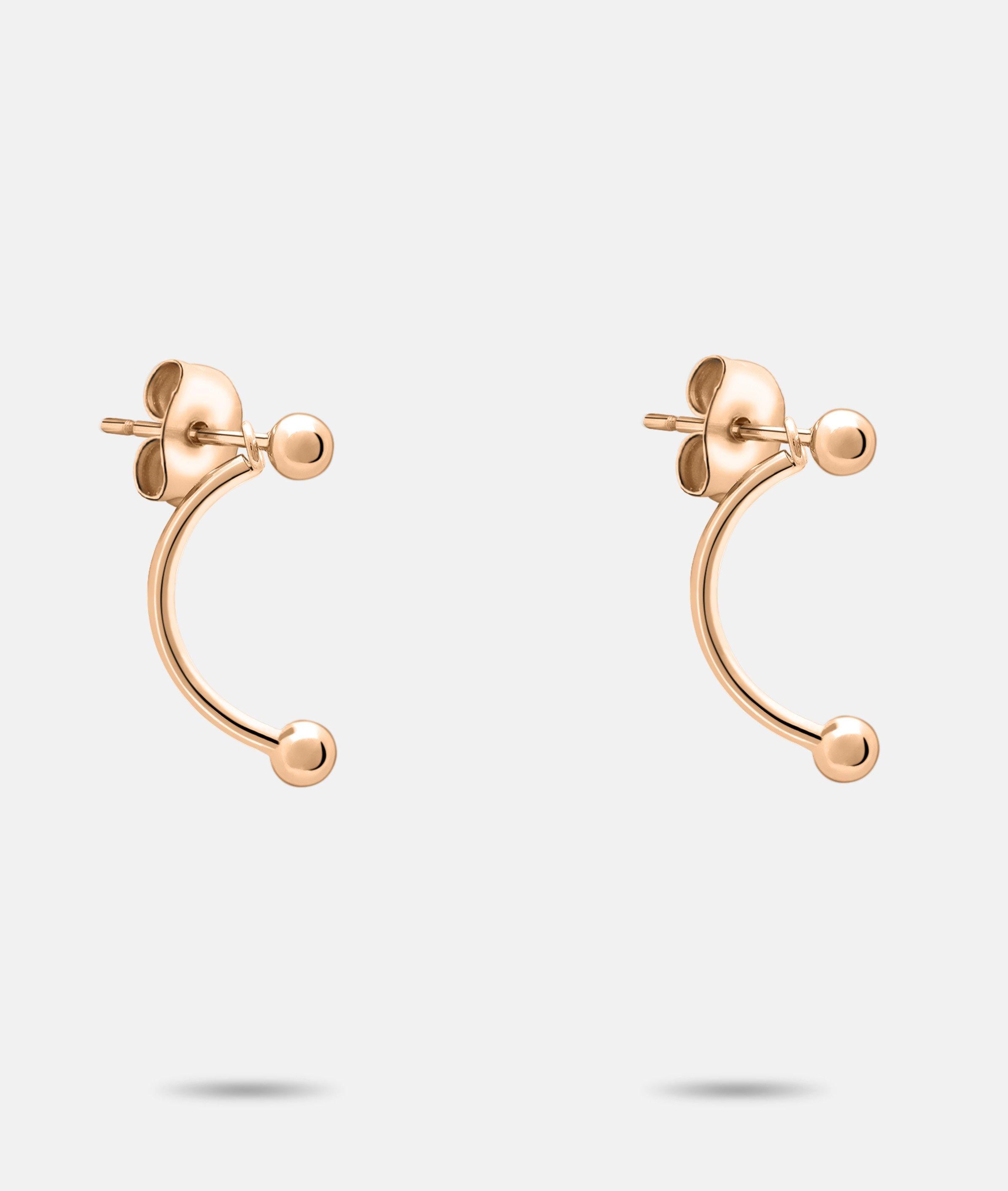 Liebeskind Berlin Paar Creolen »Schmuck Geschenk Edelstahl Ohrringe The Berlin Style«, Einhänger abnehmbar