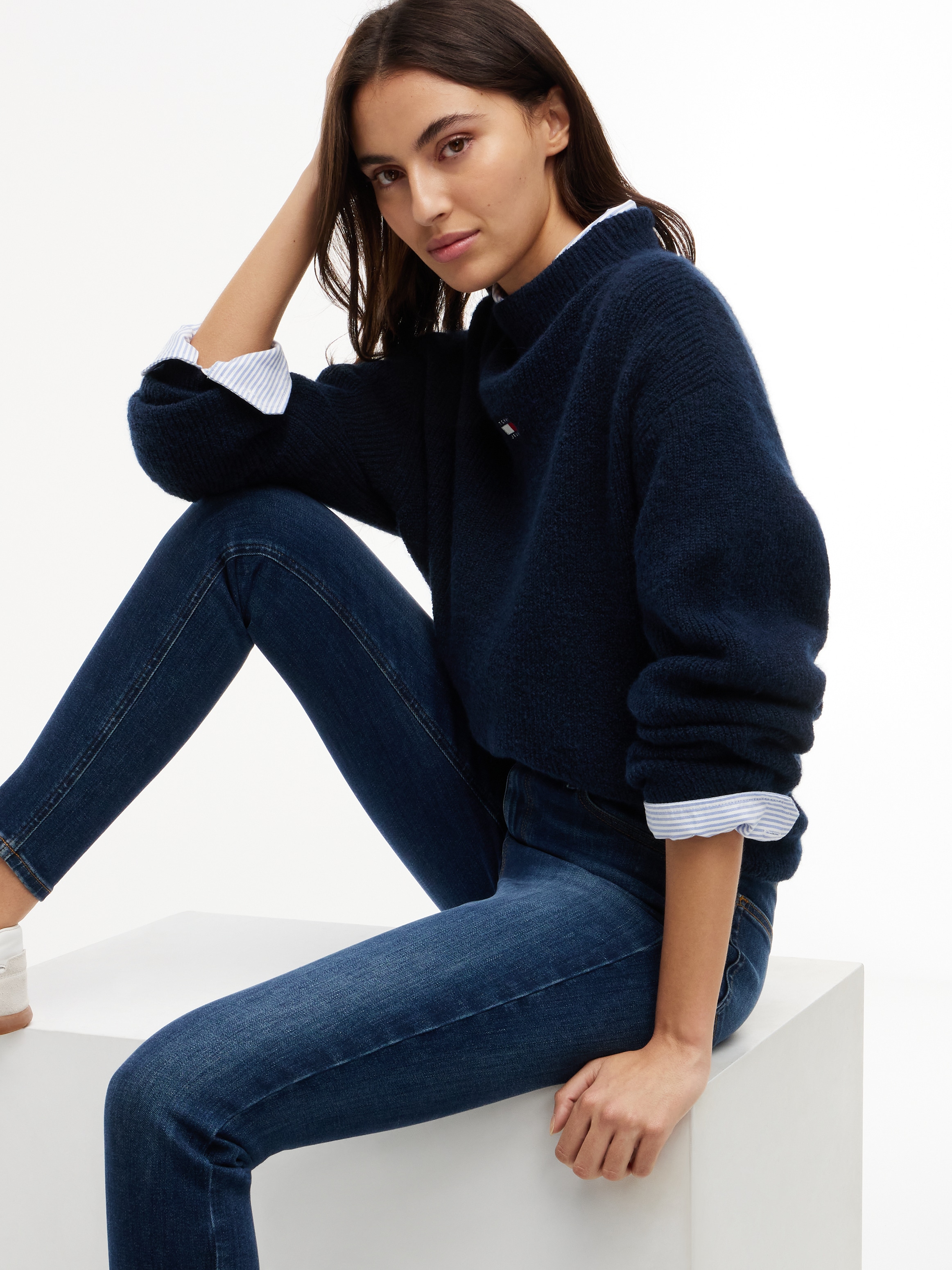 Tommy Jeans Skinny-fit-Jeans »NORA MID RISE SKINNY DJ0257« Baumwollmischung