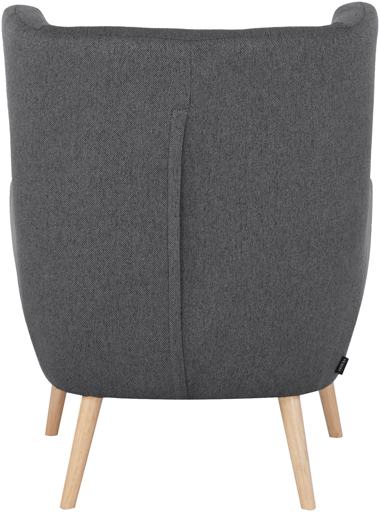 Home affaire Ohrensessel »Yamuna«, mit Sitzpolsterung, Gestell und Füße aus Massivholz, Sitzhöhe 47 cm