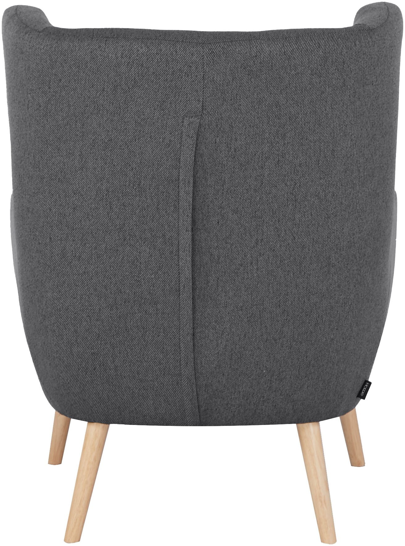 Home Affaire Yamuna Wingback Chair Grey 3