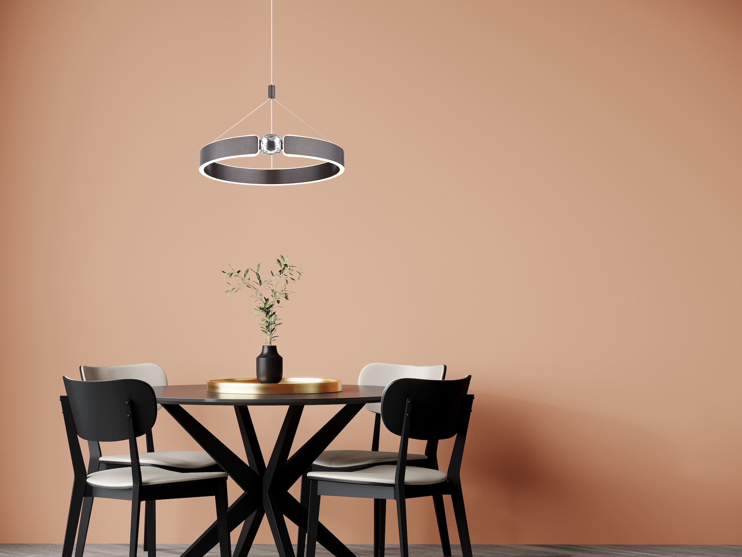 GLOBO LIGHTING Hängeleuchte »HENDRICKS« LED-Modul 1 Stk. Warmweiß Hängelampe Esszimmer-Leuchte Esstischleuchte Wohnzimmer