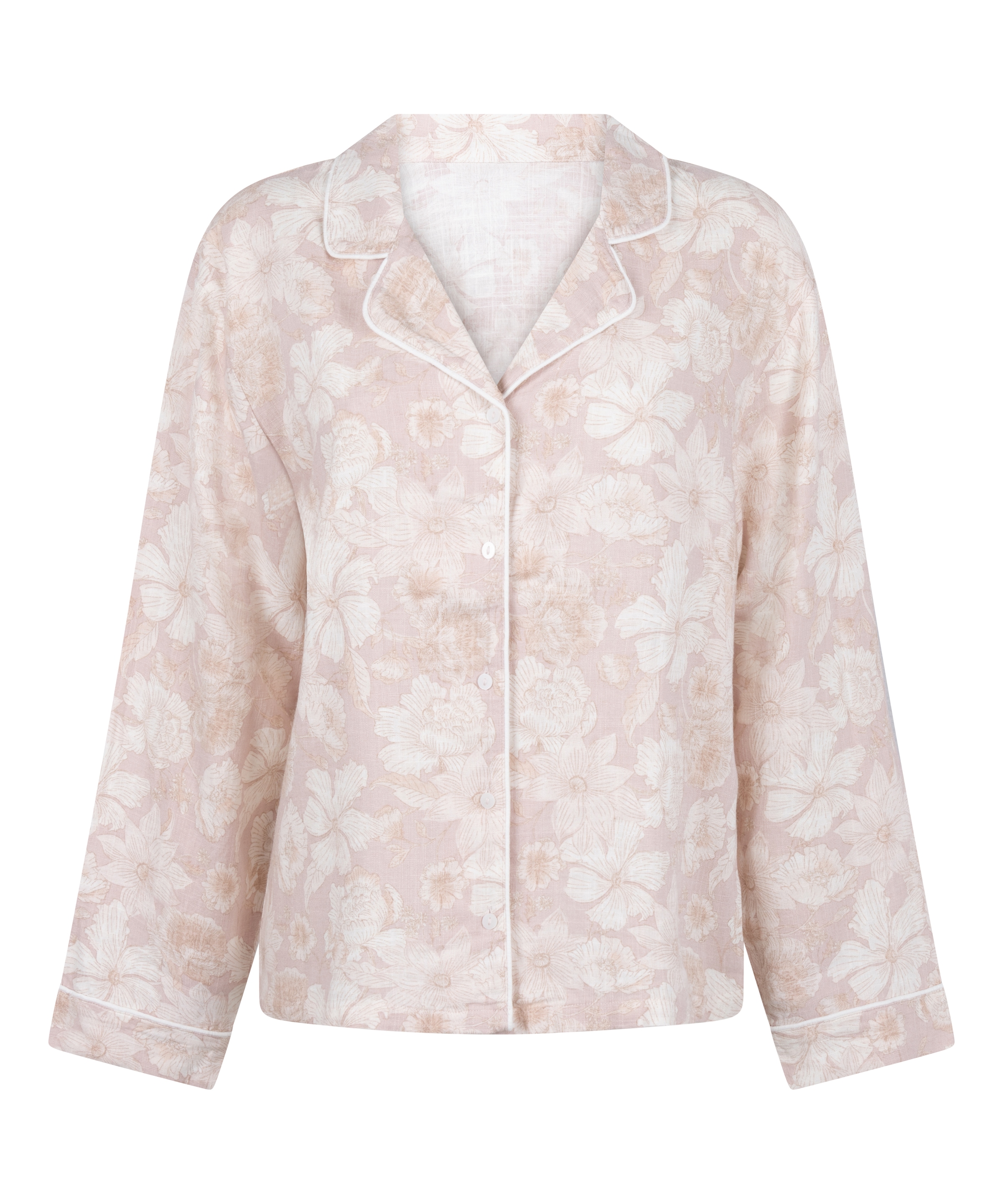 Hunkemöller Pyjama »Leinen-Pyjamajacke mit Blumenmuster«