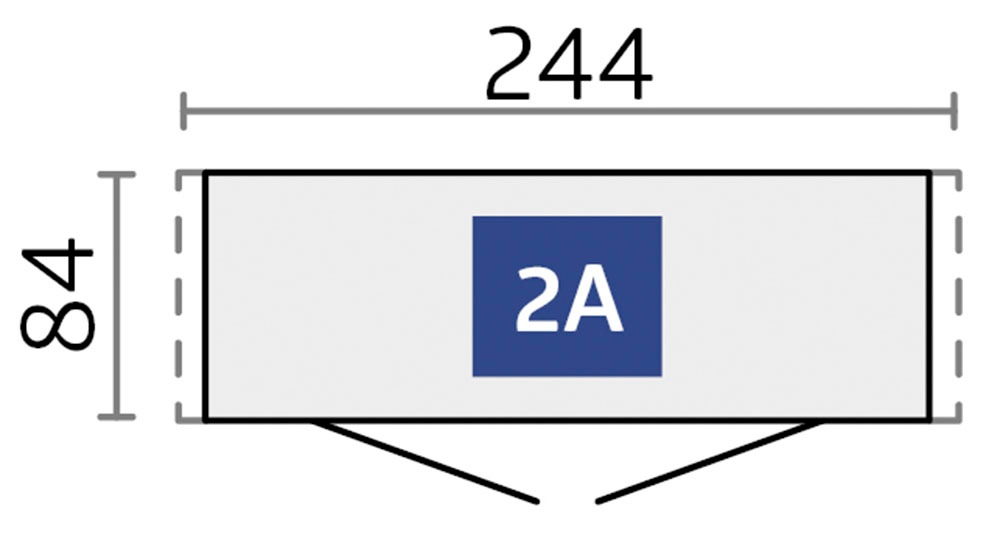 Biohort Gerätehaus »Europa Gr. 2A, verschiedene Farben« Qualitäts-Geräteschuppen aus Metall