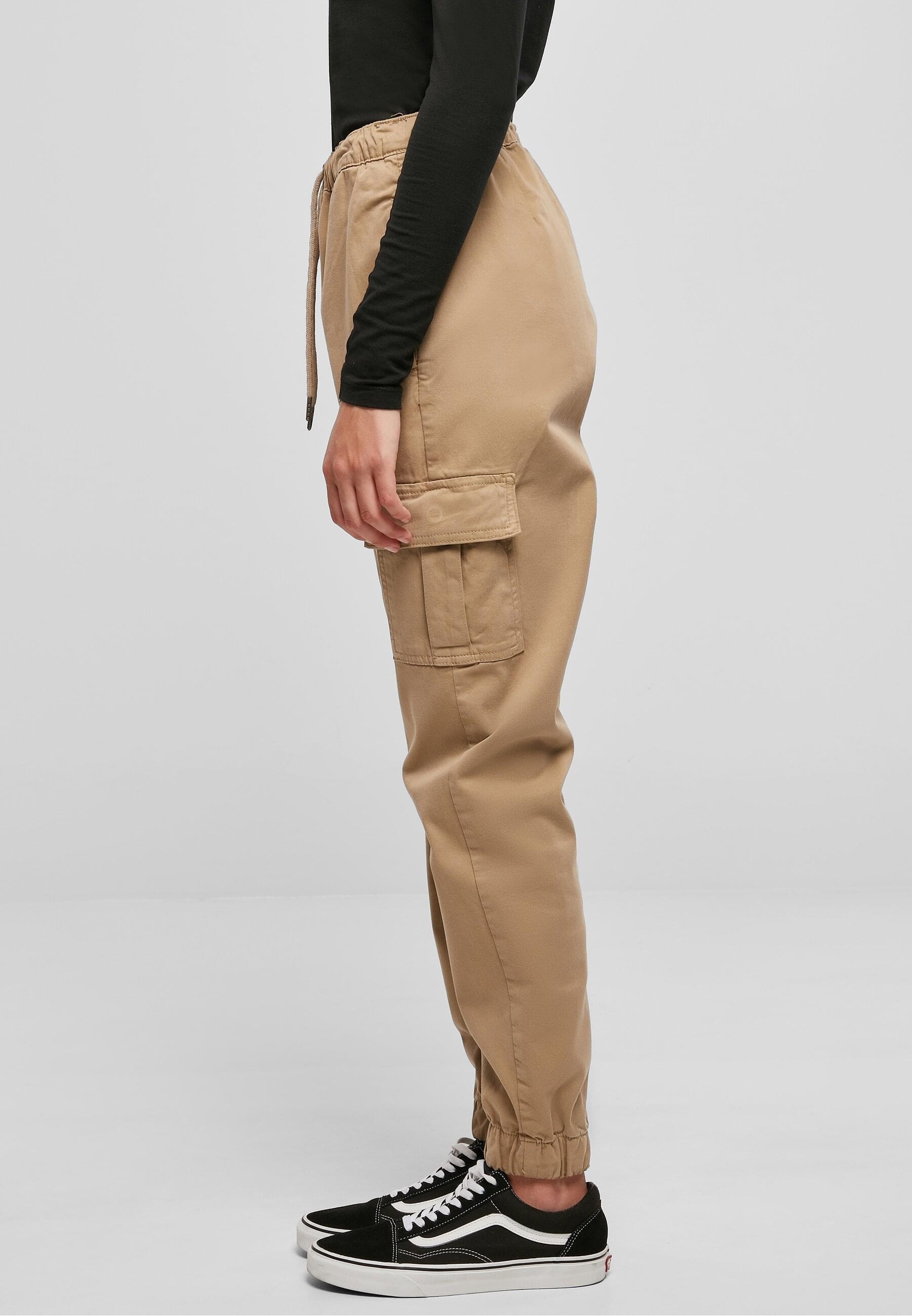 URBAN CLASSICS Stoffhose »Urban Classics Damen«, (1 tlg.)