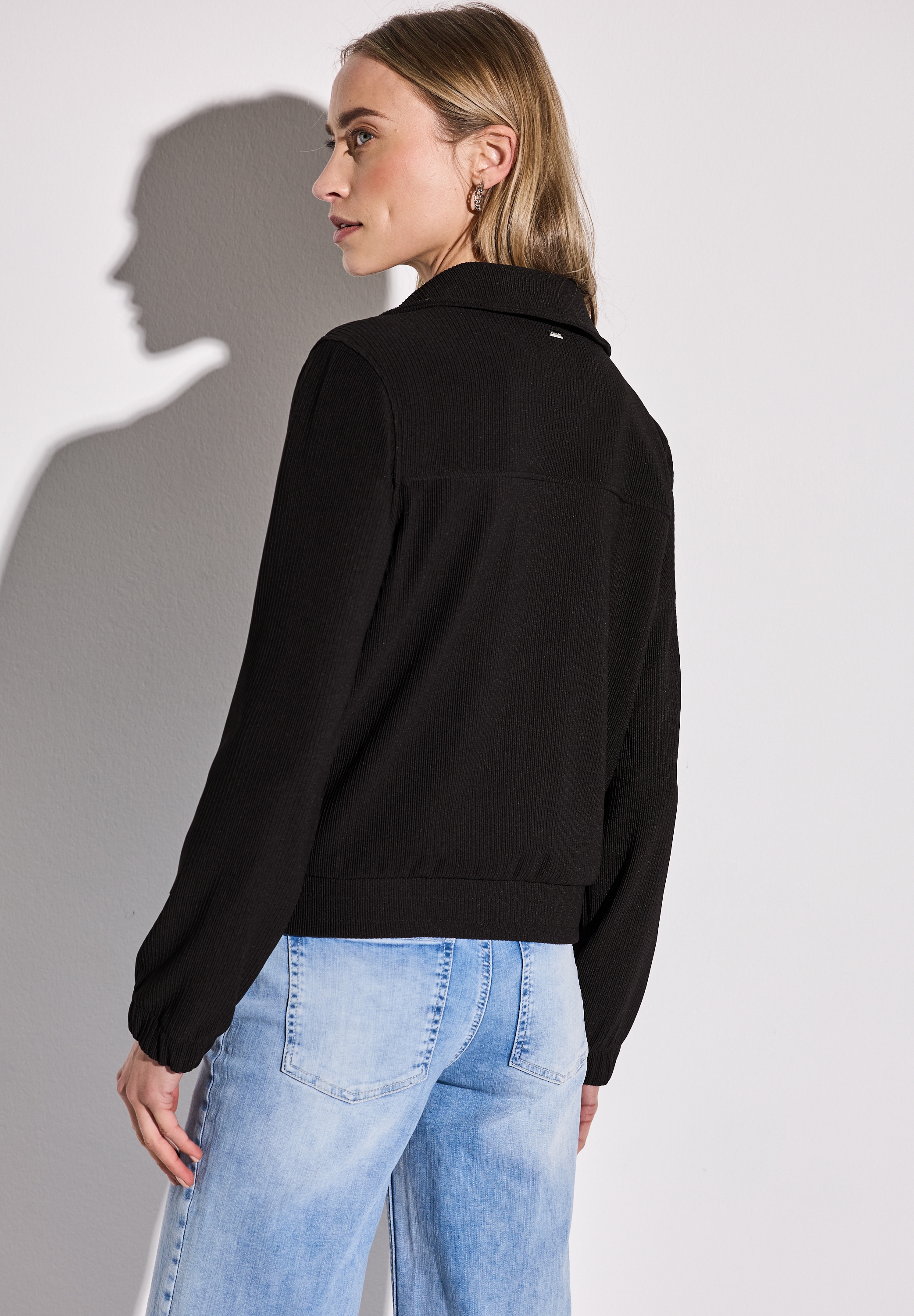 STREET ONE Sweatjacke, mit Brusttaschen