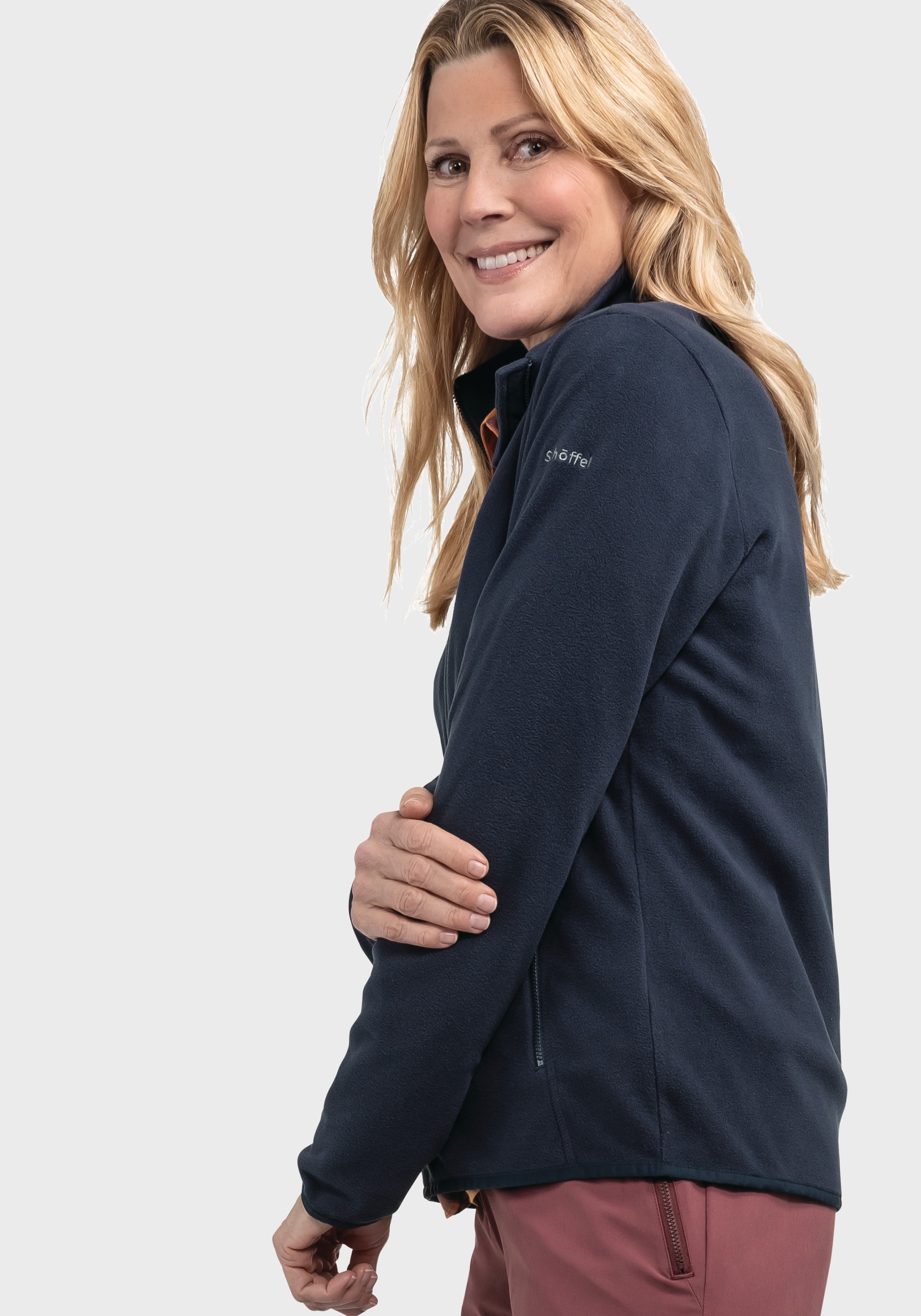 Schöffel Fleecejacke »Hiking Fleece Jk Style Ash WMS«, ohne Kapuze