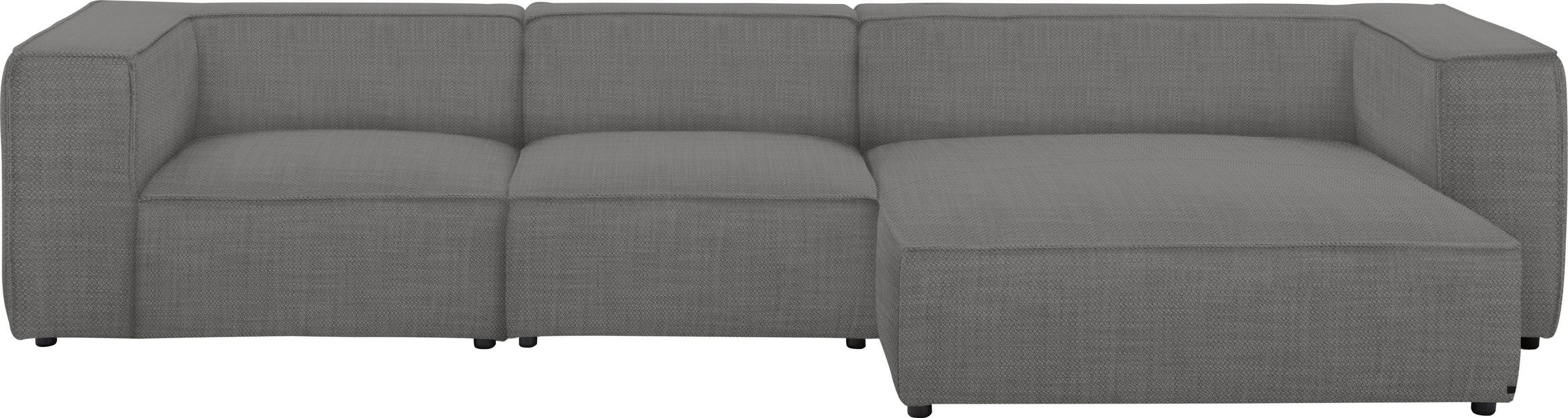 Ecksofa »around-the-block«, mit eleganter Biese, mit Federkern, Breite 341 cm