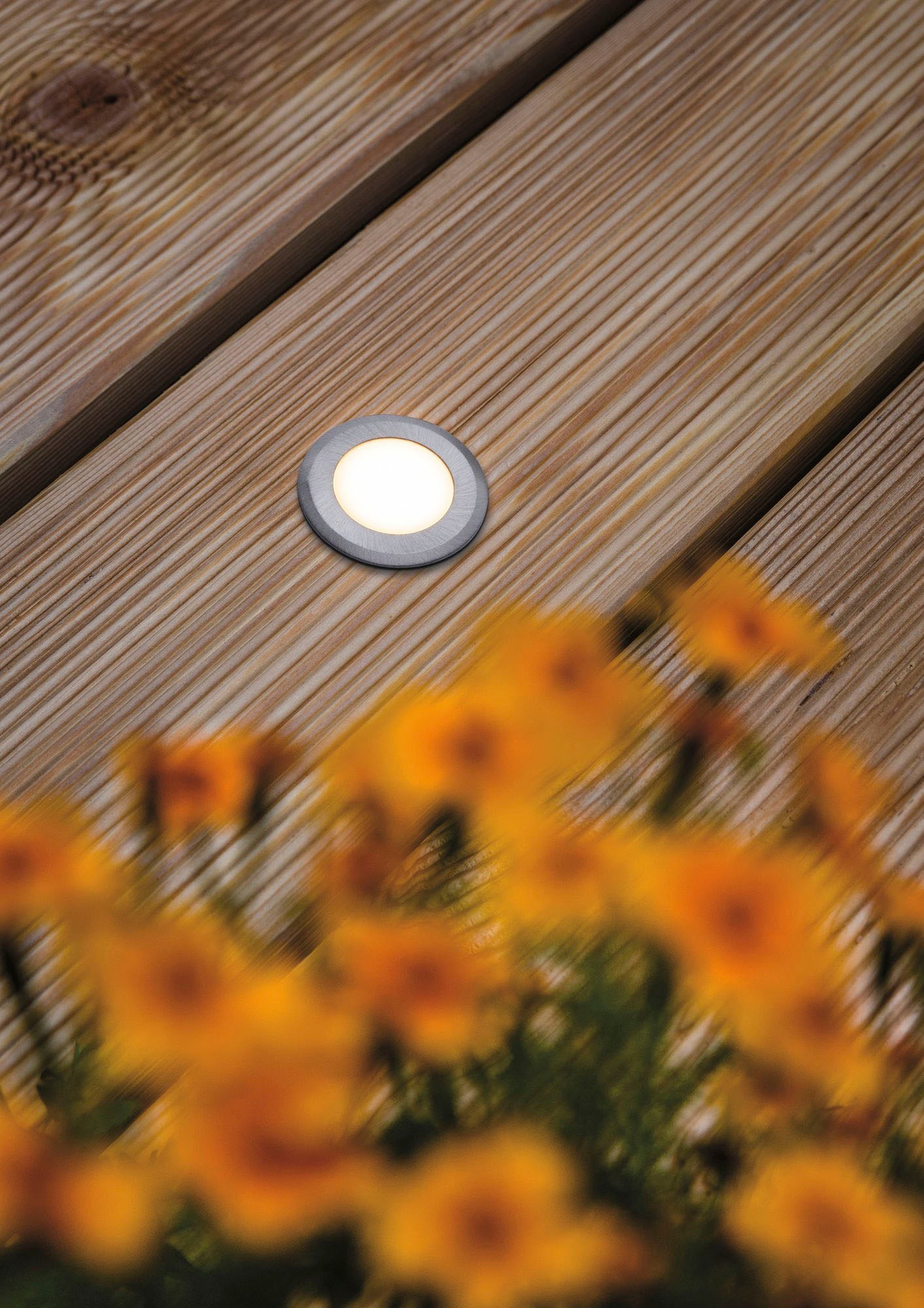 Paulmann LED Einbauleuchte »Outdoor 230V Boden IP67 3000K 2W round«, 1 flammig-flammig, rund