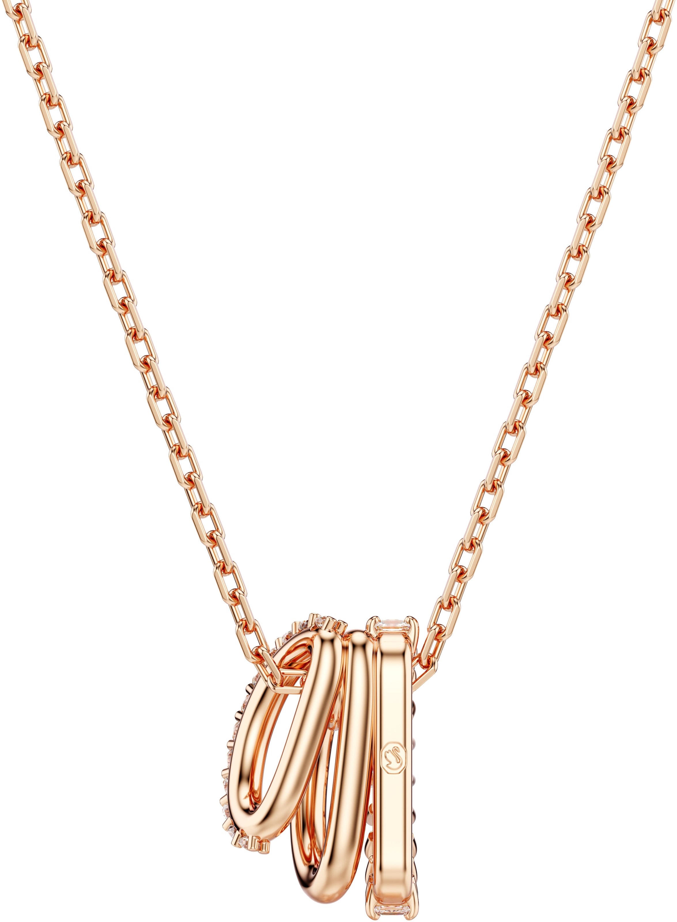 Swarovski Kette mit Anhänger »Schmuck Geschenk Halskette Hyperbola«, mit Swarovski® Zirkonia (synth.)