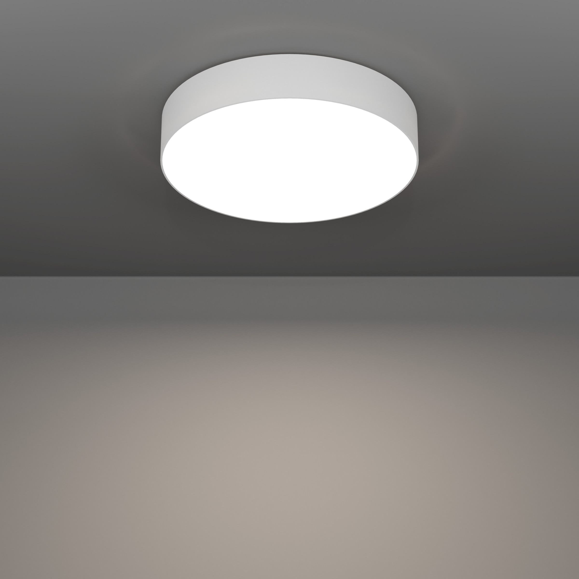 EGLO LED Deckenleuchte »GALLIZZI-Z Deckenlampe - Kunststoff - LED - 15W - IP20« LED-Modul 1 Stk. Kaltweiß | Neutralweiß | RGB | Warmweiß Wohzimmerlampe, Esszimmerlampe, Flur, Schlafzimmer, H7 x Ø39 cm