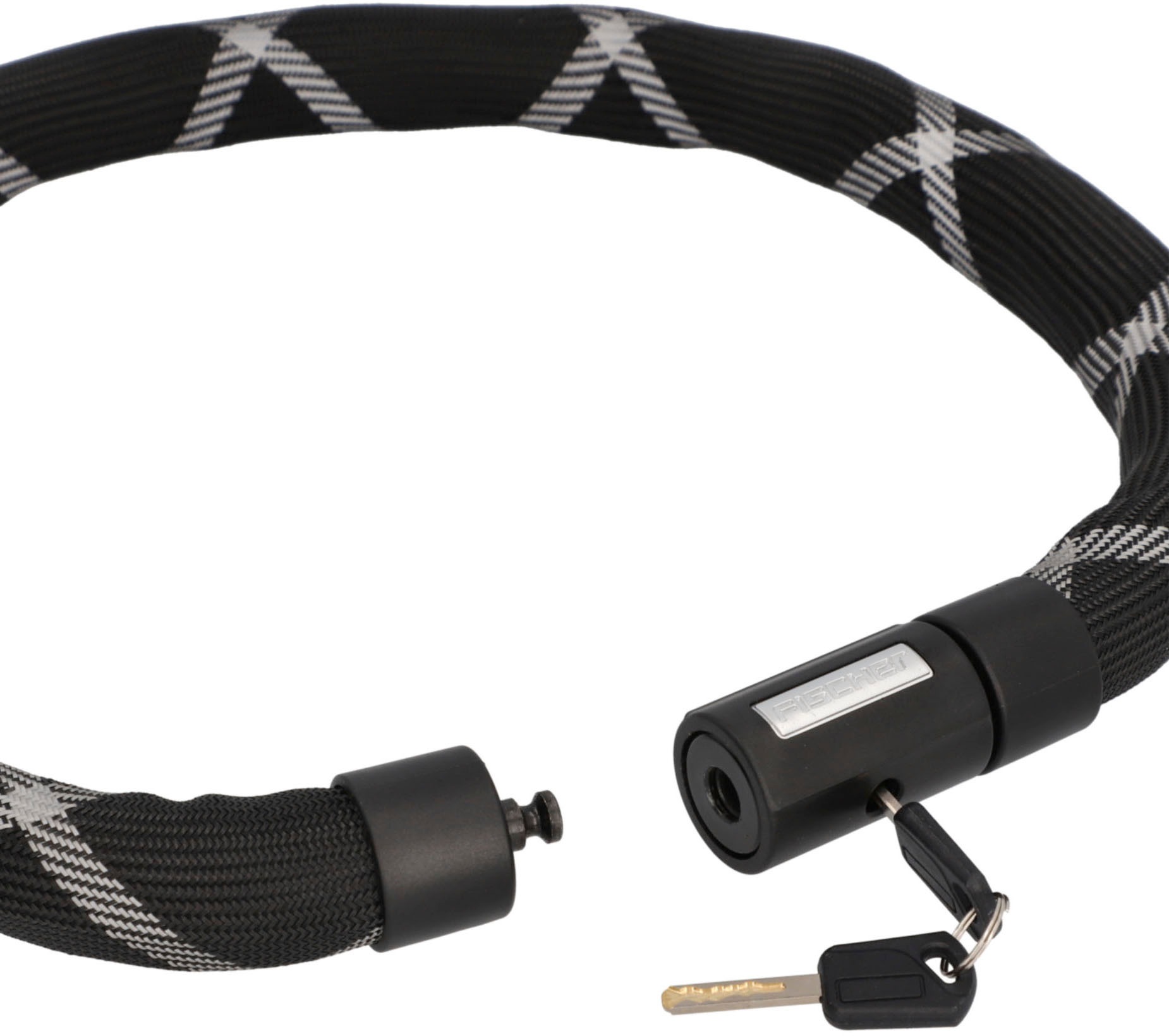 FISCHER Fahrrad Kettenschloss »Kettenschloss SILENCE CK100/32 schwarz«