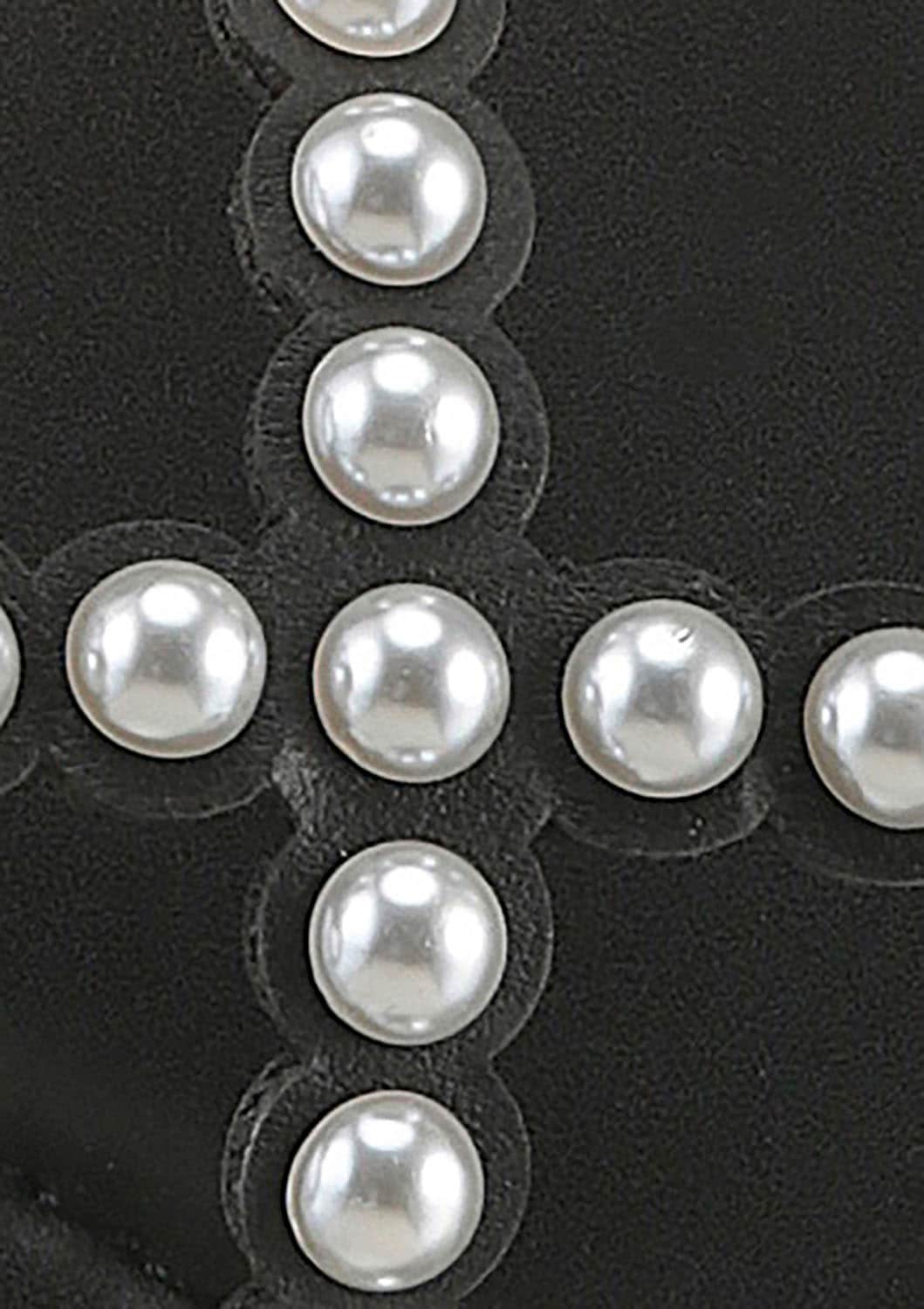 Aniston SHOES Riemchensandale, Sommerschuh, Sandale, Blockabsatz, Zierperlen - NEUE KOLLEKTION