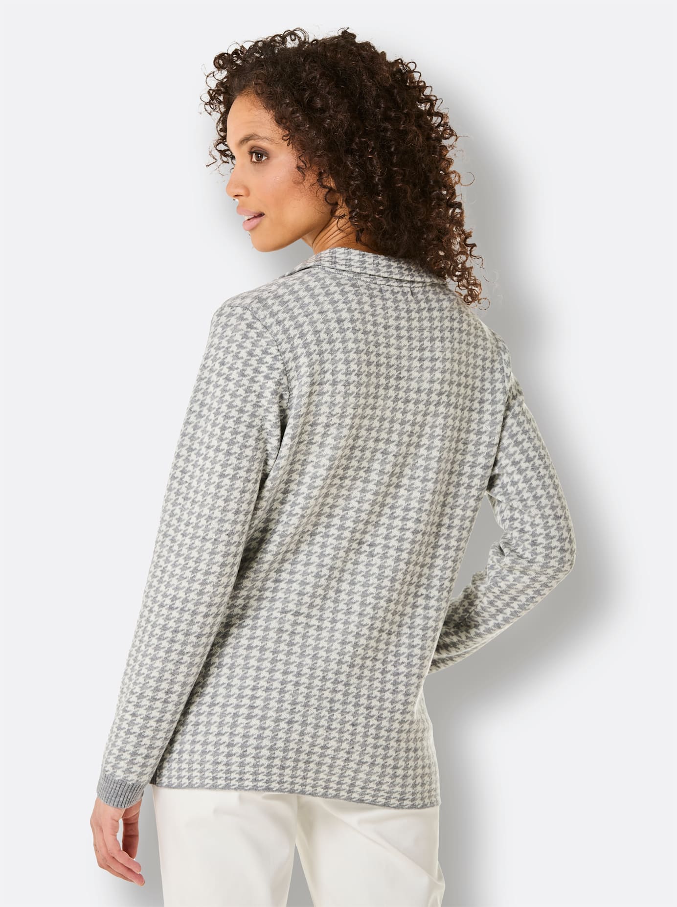 CREATION L PREMIUM Jacquardstrickjacke