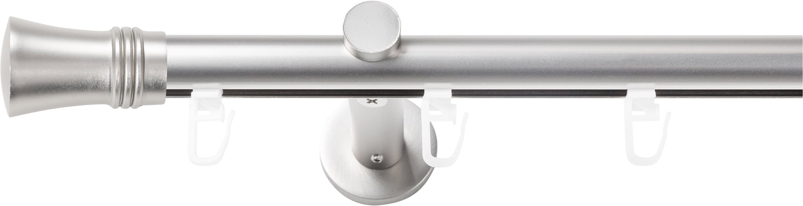 SN DECO GROUP Gardinenstange Ø 19 mm 1 läufig-läufig Fixmaß;kürzbar
