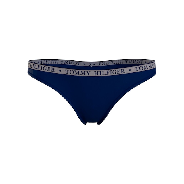 Tommy Hilfiger Underwear T-String »LACE 3P THONG (EXT SIZES)«, (Packung,  3er-Pack), mit Tommy Hilfiger Logobund | BAUR