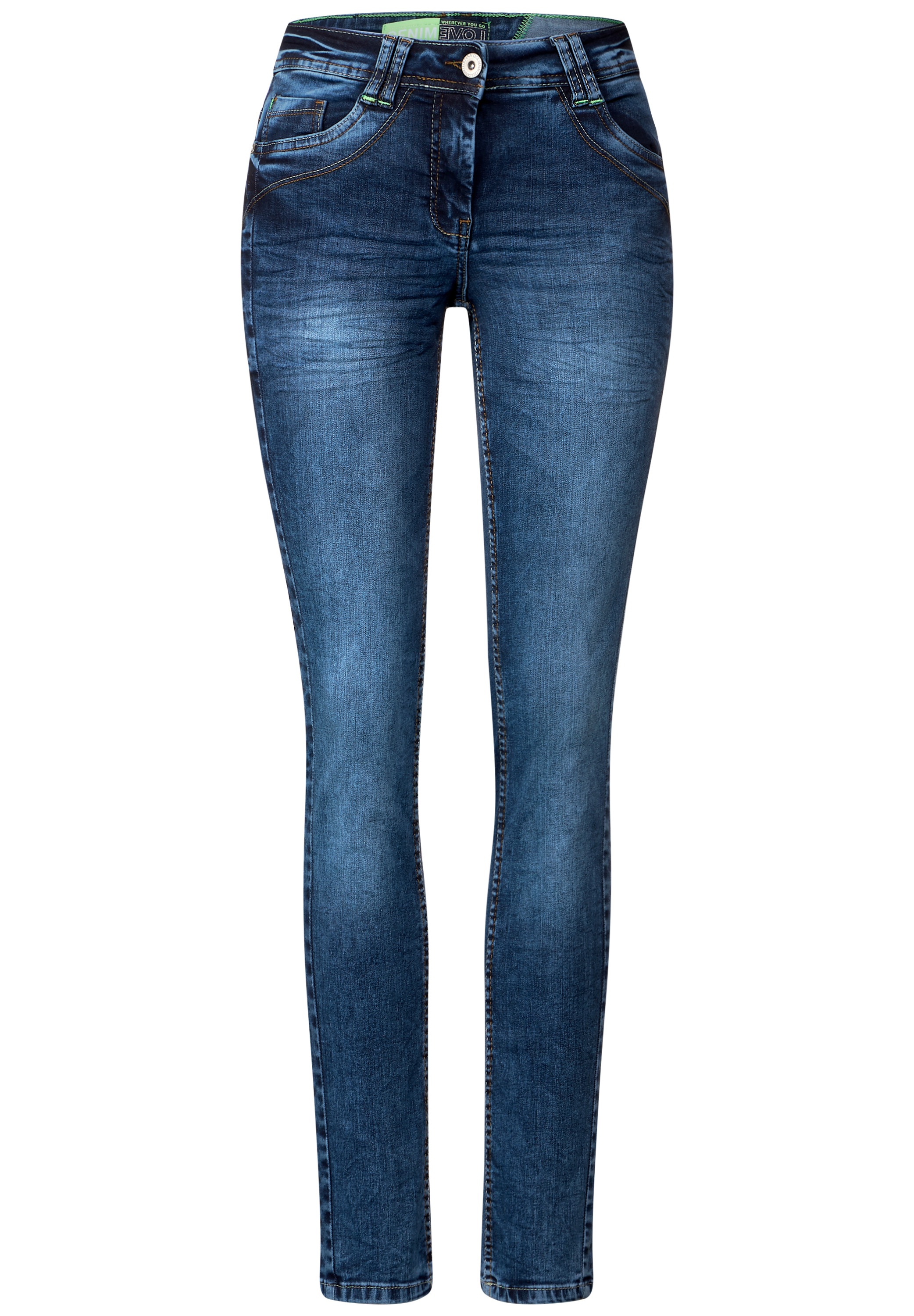 Cecil Gerade Jeans, 5-Pocket-Style