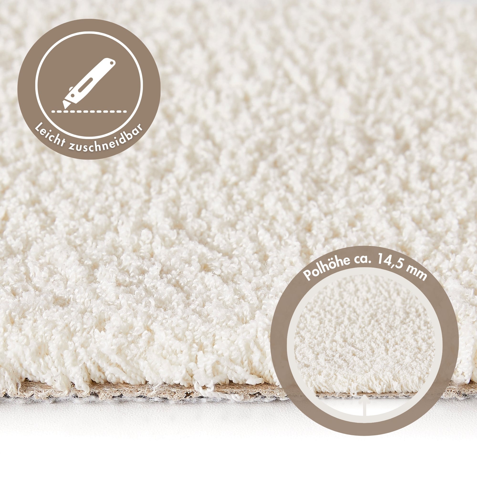 ANDIAMO Softness Teppichboden Beige 3