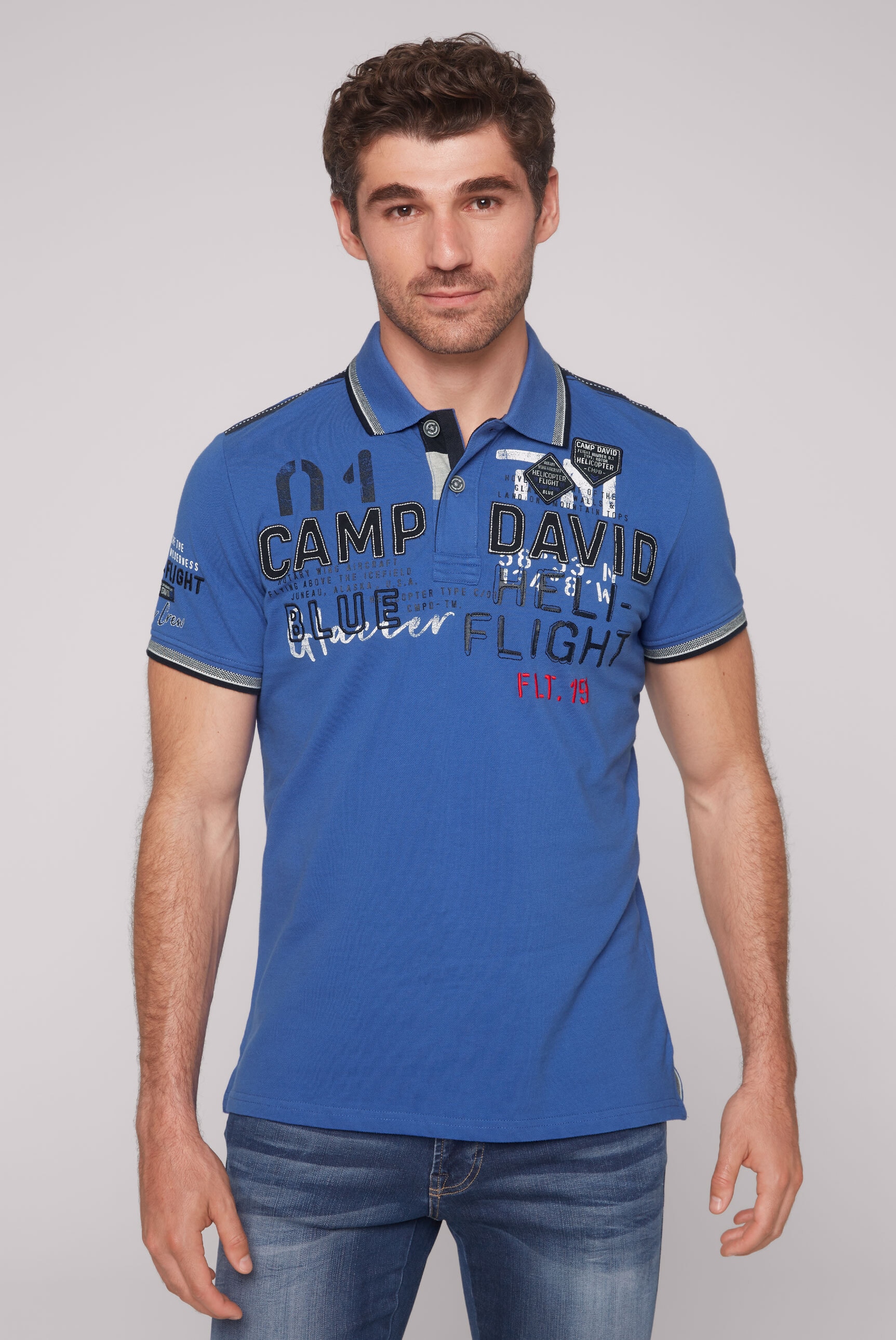 CAMP DAVID Poloshirt, aus Baumwolle günstig online kaufen