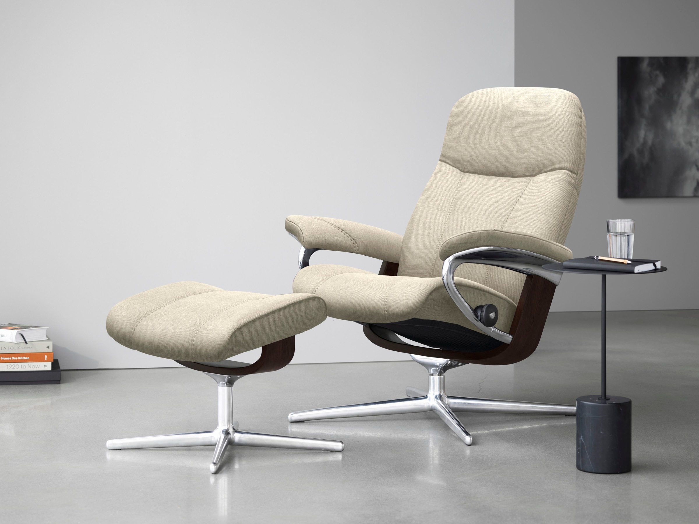 Stressless Relaxsessel "Consul", (Set, Relaxsessel mit Hocker), mit Hocker, günstig online kaufen