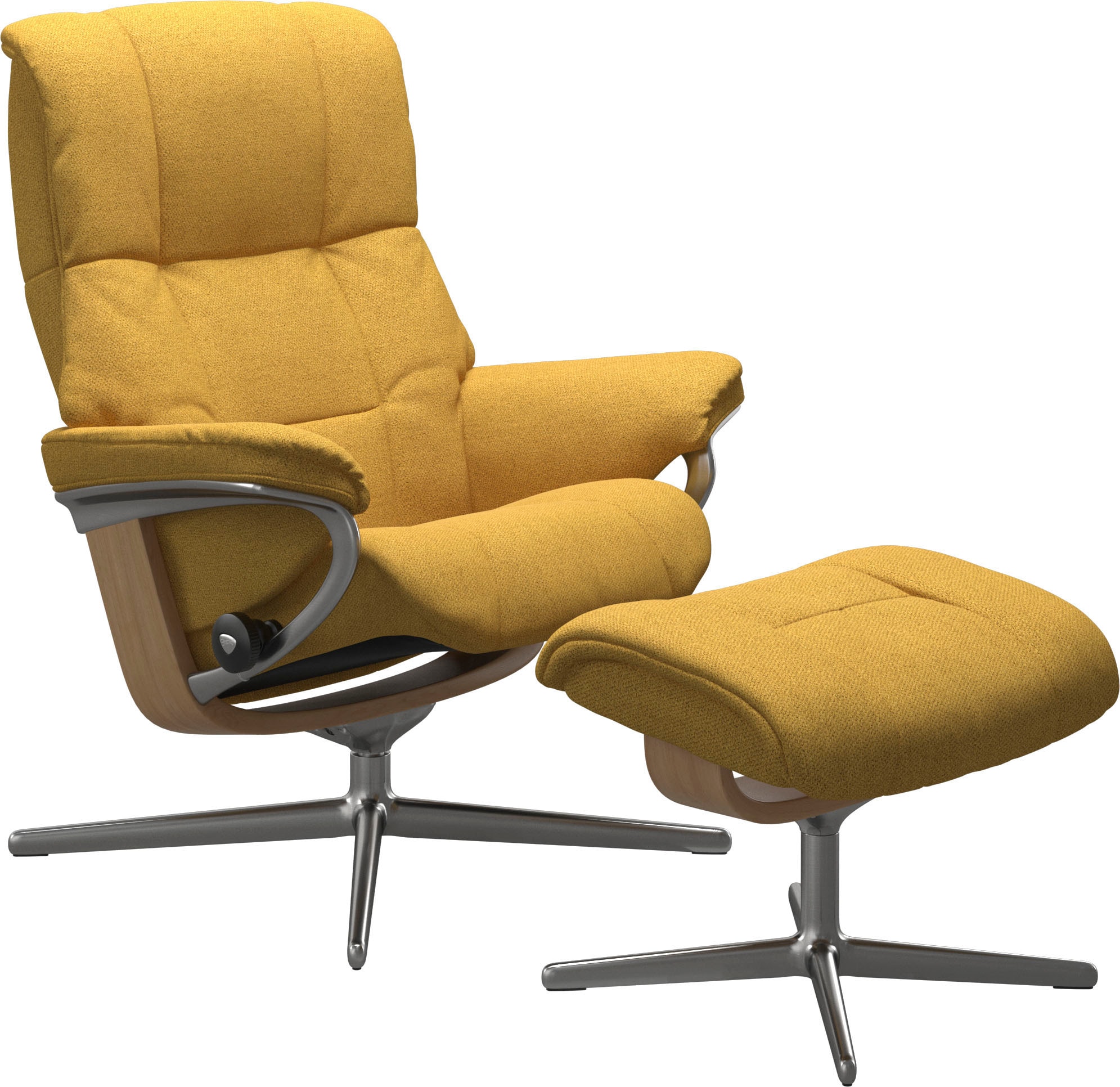 Stressless Fußhocker "Mayfair", mit Cross Base, Größe S, M & L, Holzakzent günstig online kaufen