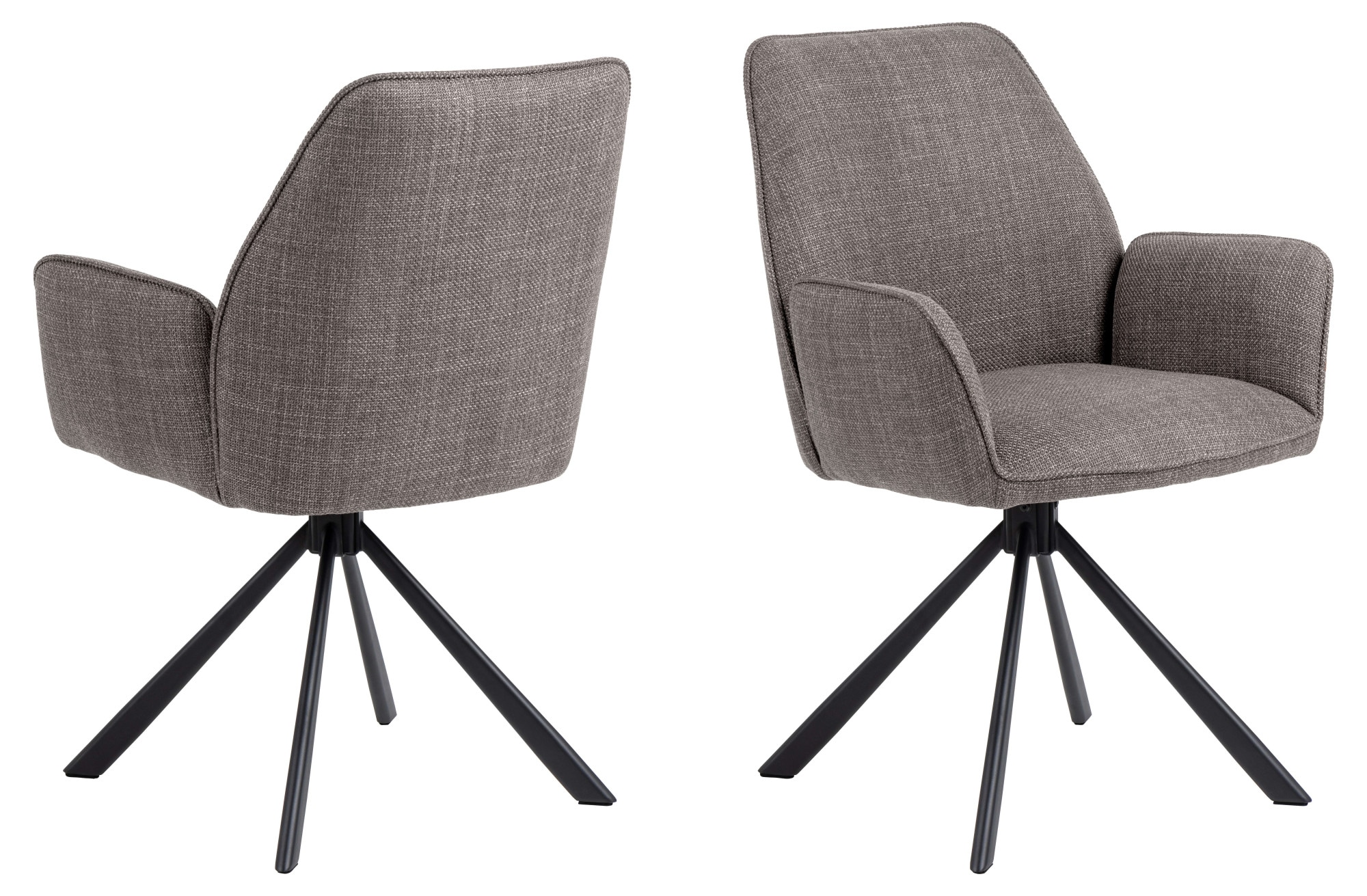 ACTONA GROUP Esszimmerstuhl "Glenda, gepolsterter komfortabel Stuhl mit Arm günstig online kaufen