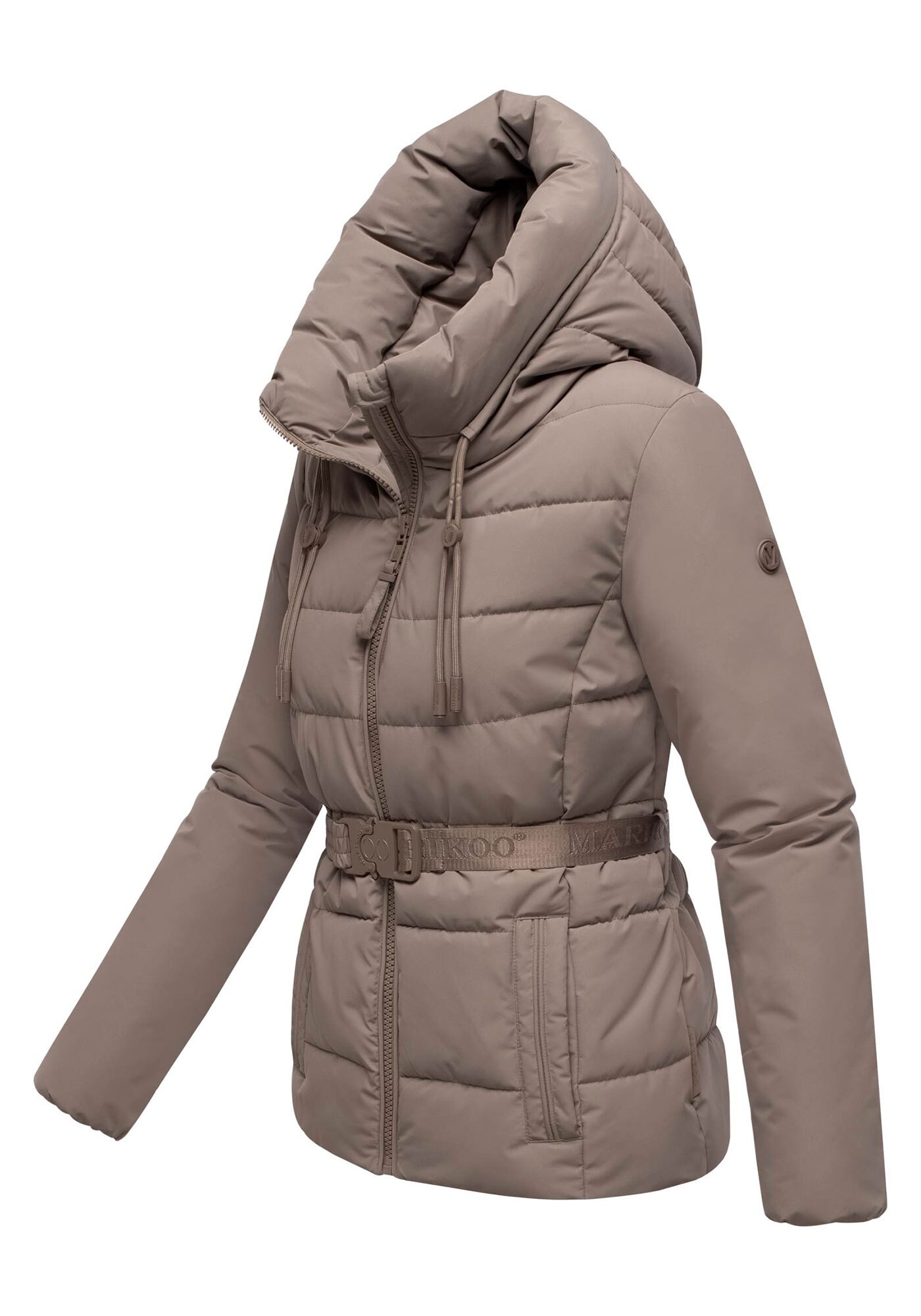 Marikoo Winterjacke »Himee«, Taillengürtel mit robuster Klickschnalle