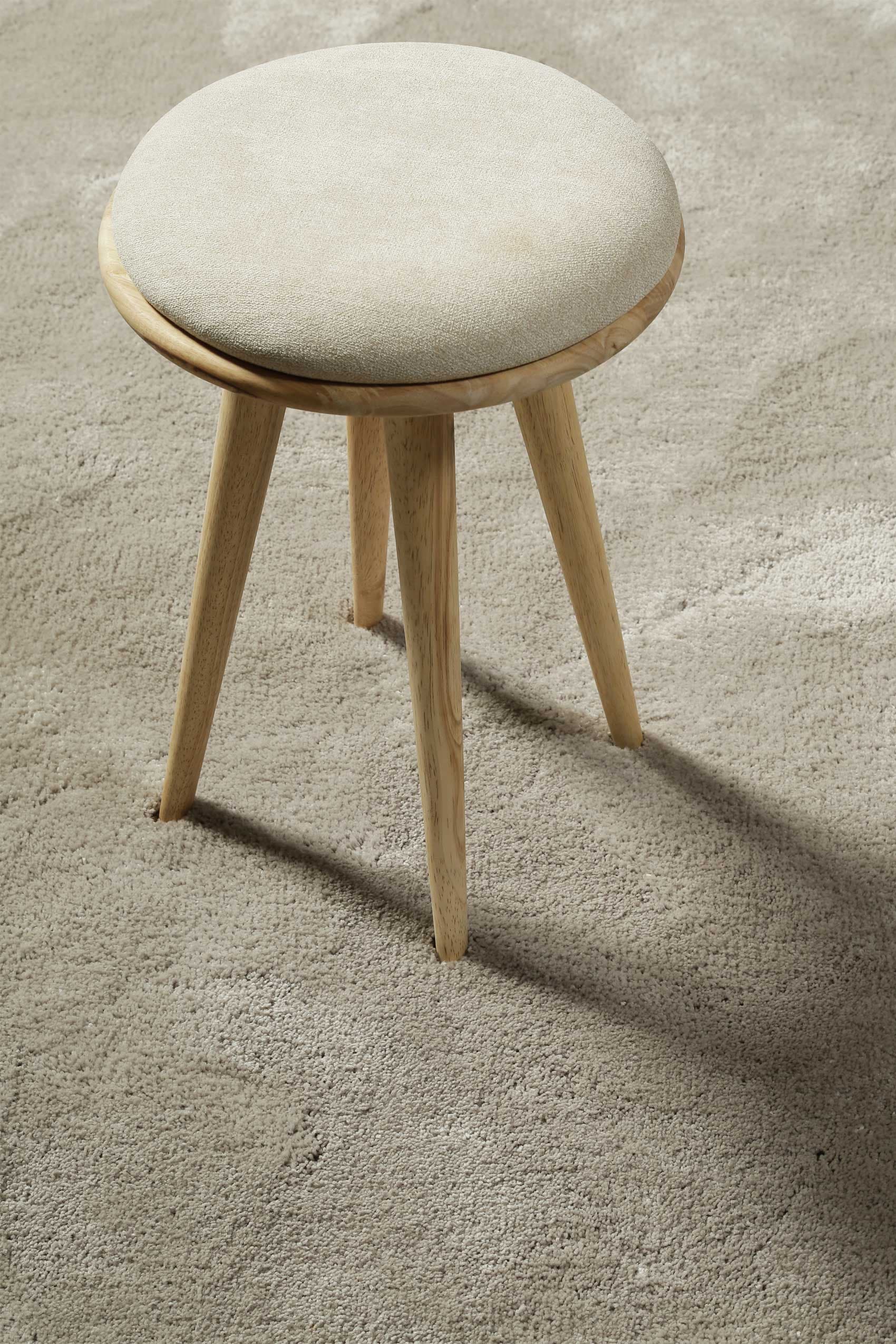 Homie Living Teppich »Pisa«, rund, 25 mm Höhe, Hochflor, Microfaser, uni, weich, Shaggy, Wohnzimmer, Schlafzimmer