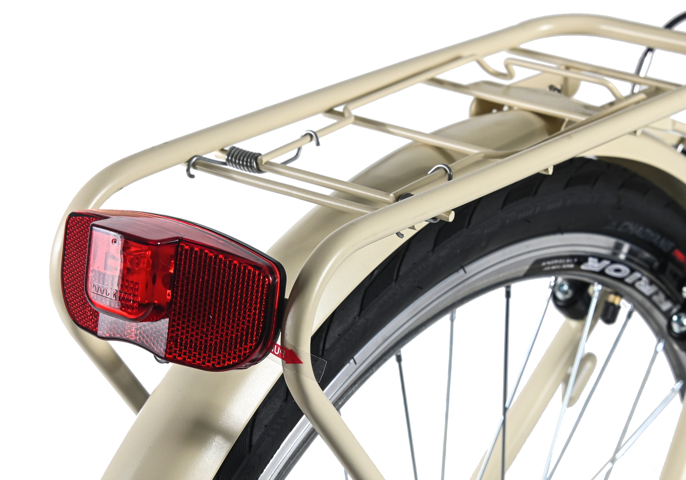 Dacapo Trekkingrad »Damen 28'' Ravenna 6 Beige 6 Gänge RH 48 cm« 6 Gang Shimano Tourney Schaltwerk Kettenschaltung