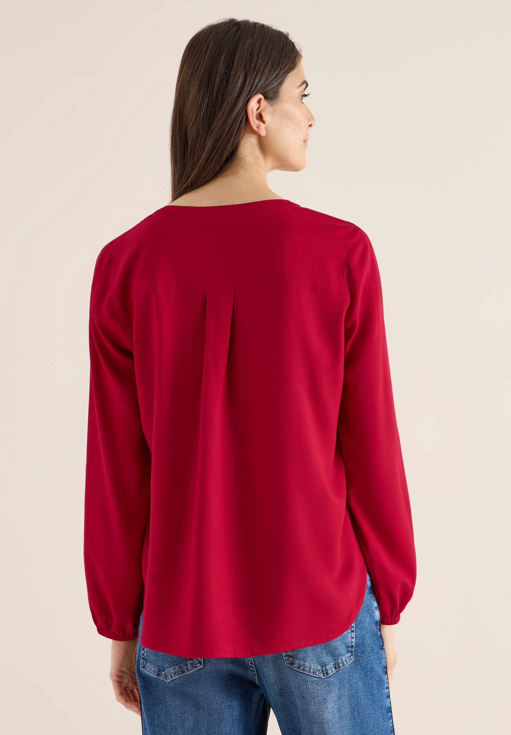 Cecil Langarmbluse aus softer Viskose günstig online kaufen