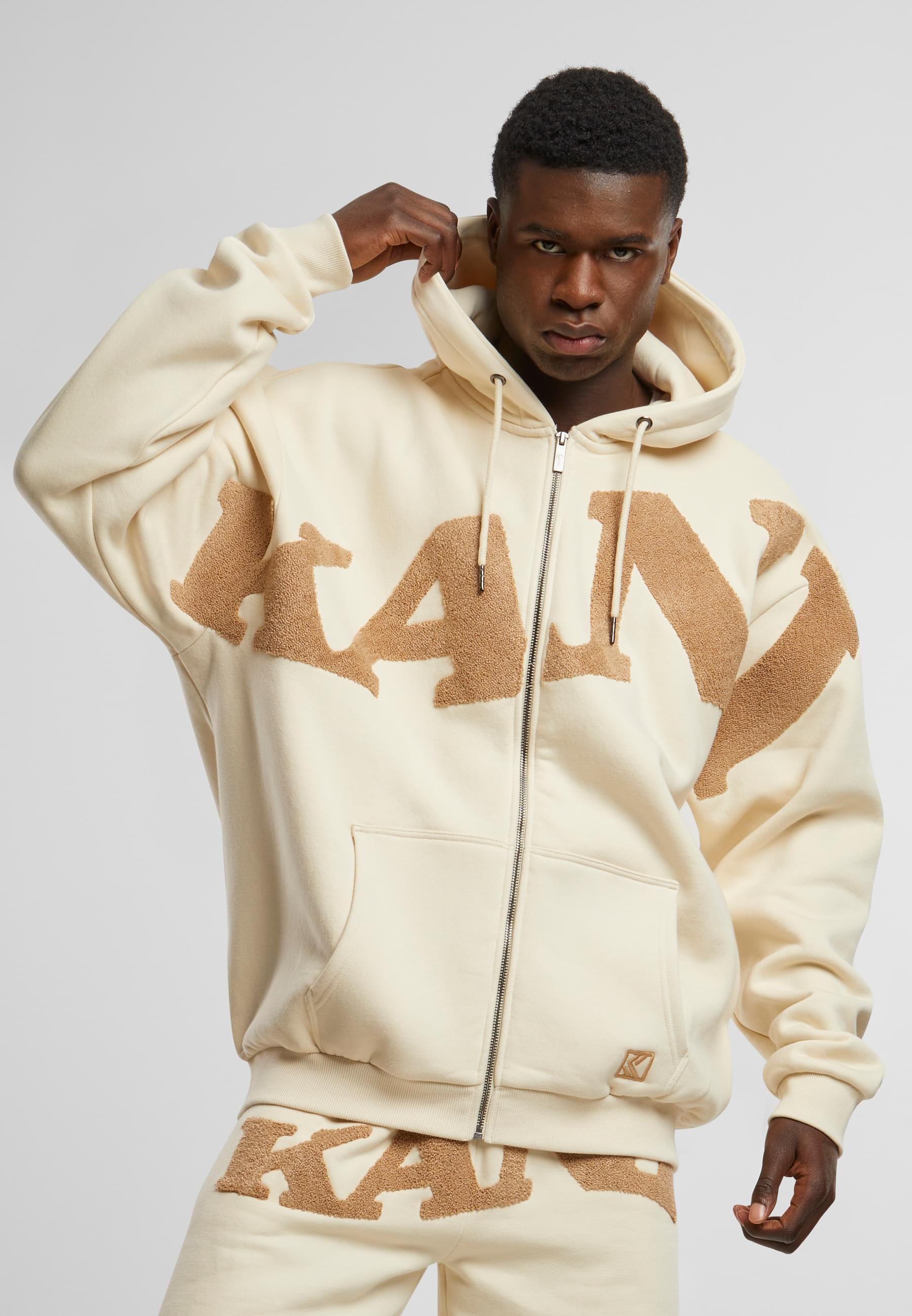 Karl Kani Sweatjacke »Karl Kani Herren KM242-035-1 Wavy Retro Os Full Zip Hoodie«
