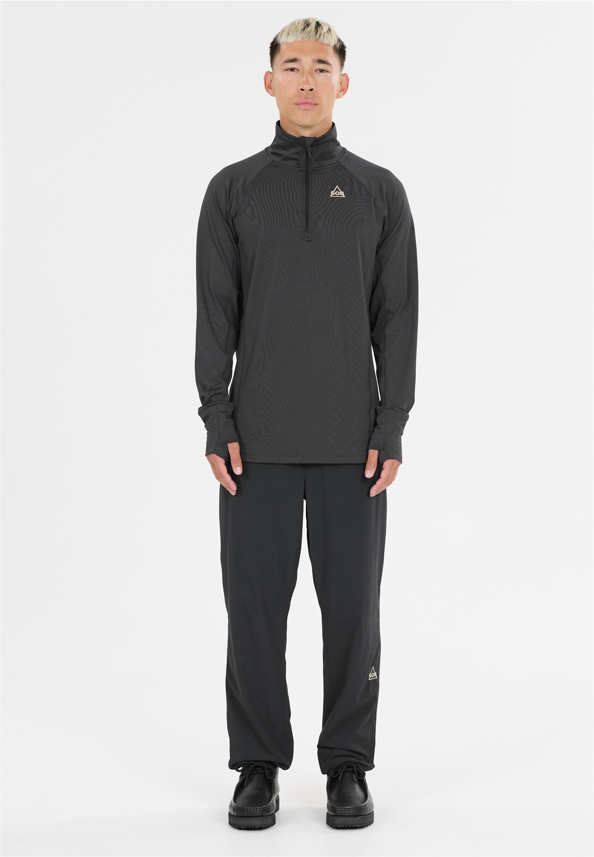 SOS Strickpullover »Jasna« mit praktischem Half-Zip