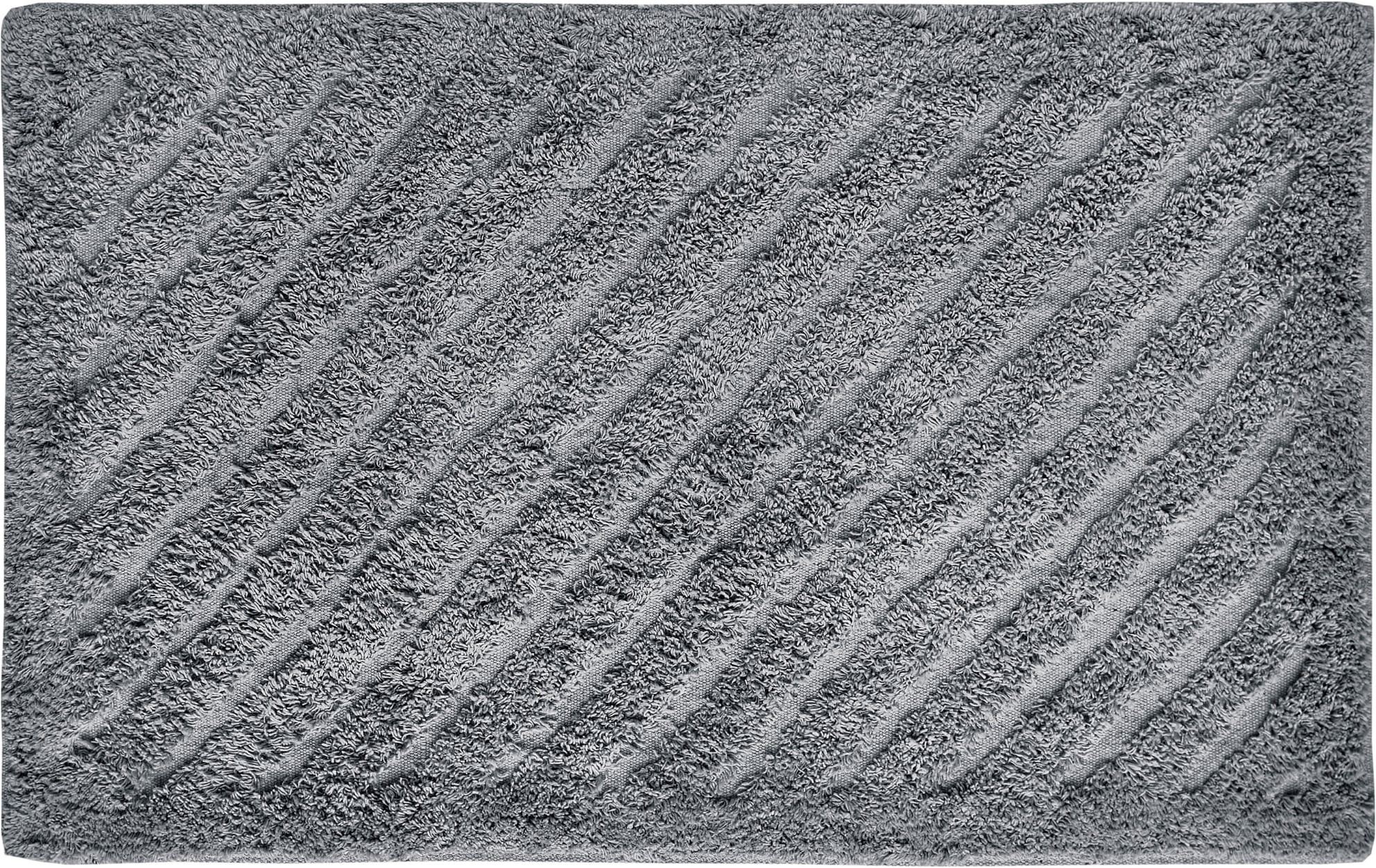 Andiamo Badematte »Havanna, 50x80 cm«, fußbodenheizungsgeeignet-schnell trocknend, Badteppich, Uni Farben, Hoch-Tief Effekt, verschiedene Designs
