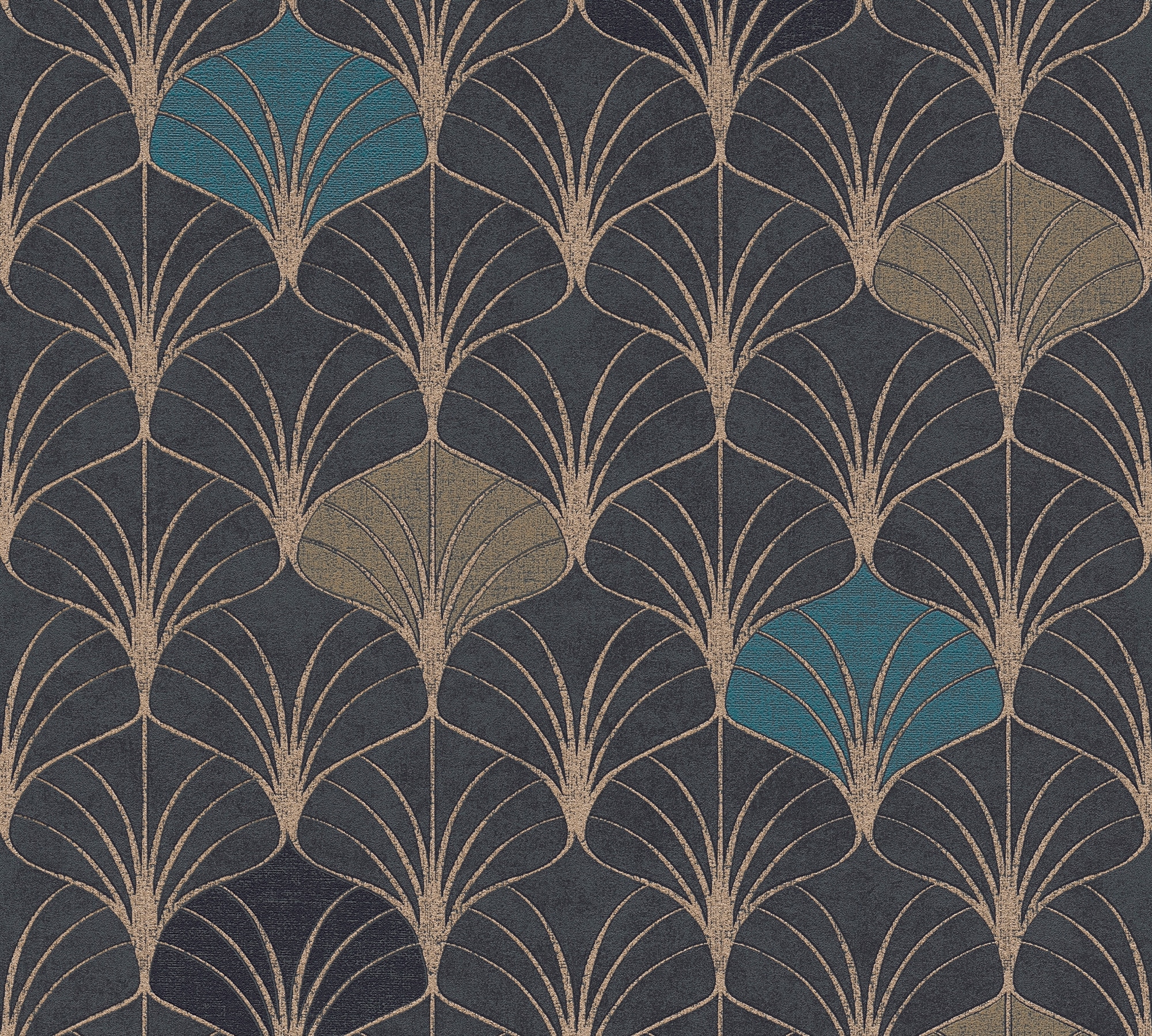 A.S. Création Vliestapete "Pop Style" gemustert ornamental glatt Geometrische Tapete Retro Tapeten Wohnzimmer Schlafzimmer Küche Design