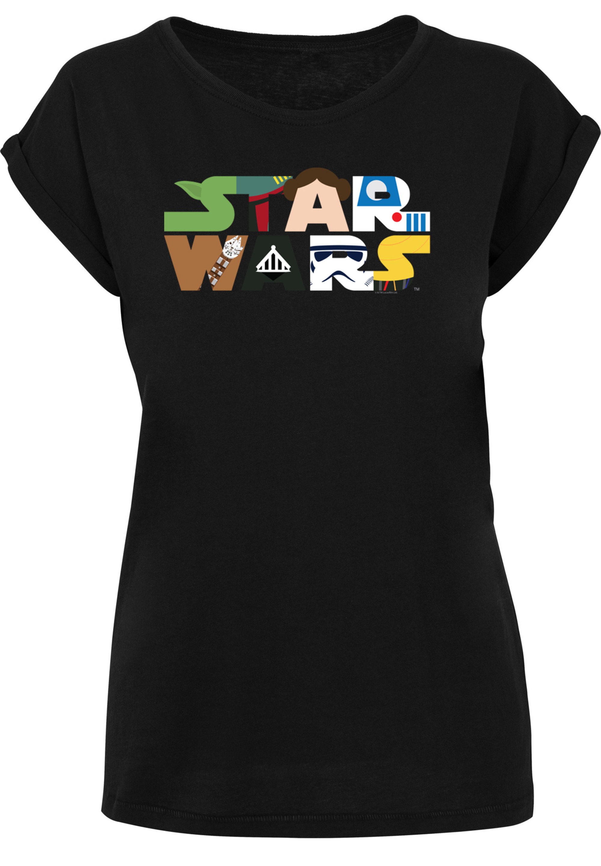 F4NT4STIC T-Shirt "Star Wars Character Logo", Print günstig online kaufen