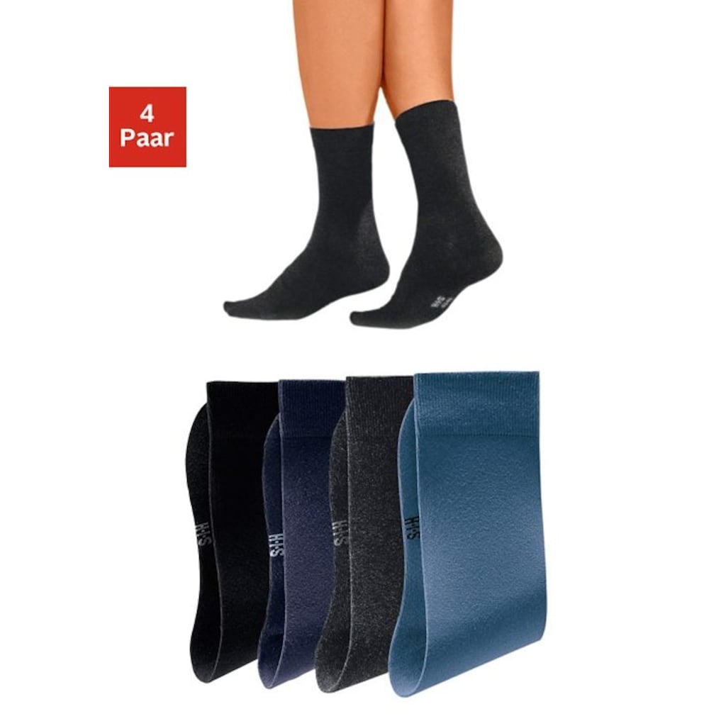 H.I.S Basicsocken, (4 Paar)