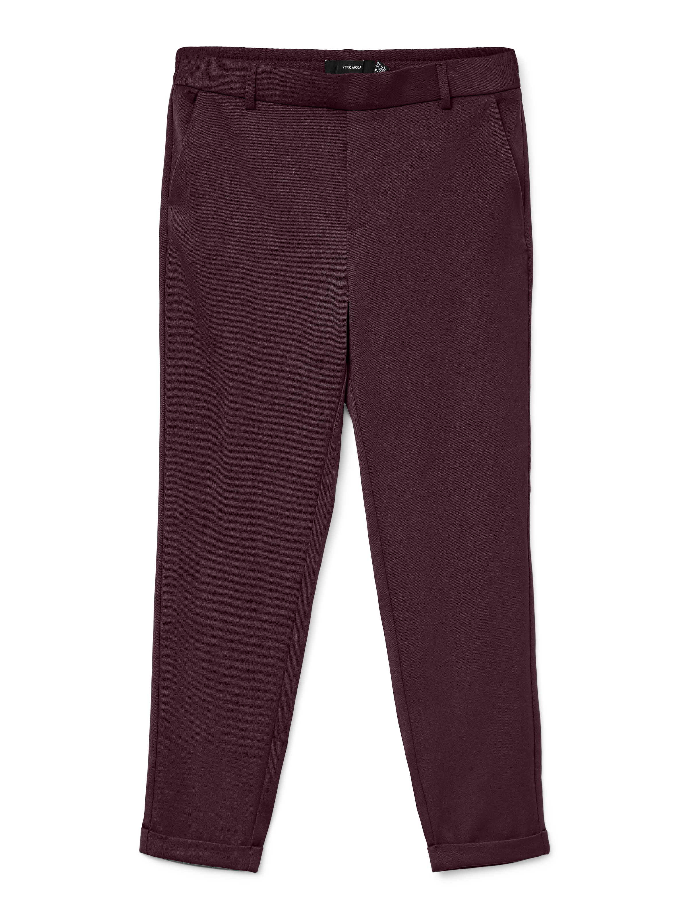 Vero Moda Anzughose »VMMAYA MR LOOSE SOLID PANT NOOS«, knöchelfreie Form mit Saumaufschlag