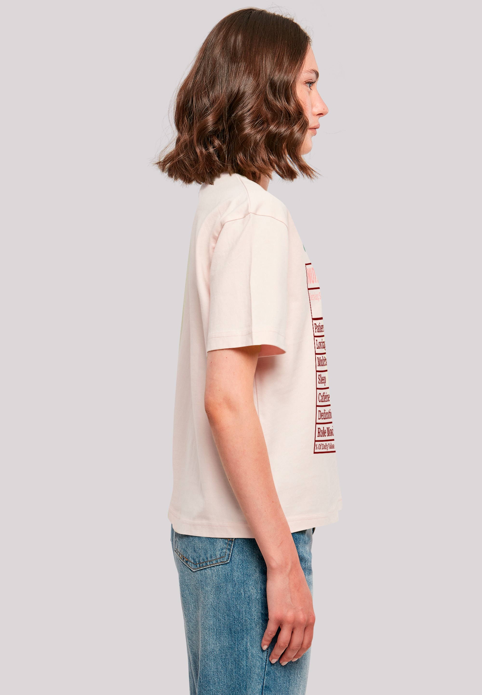 F4NT4STIC T-Shirt »Muttertag Mama Nährwerte Lustig«, Premium Qualität