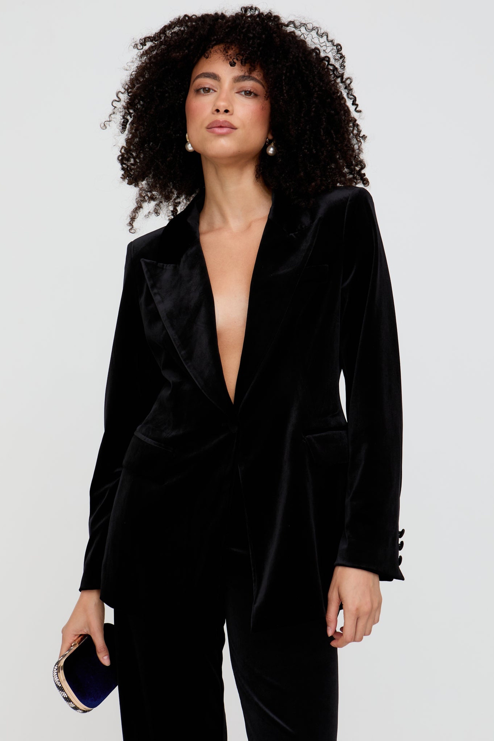 Lily and Lionel Jackenblazer "Valerie Tailored Velvet Blazer Damen" günstig online kaufen