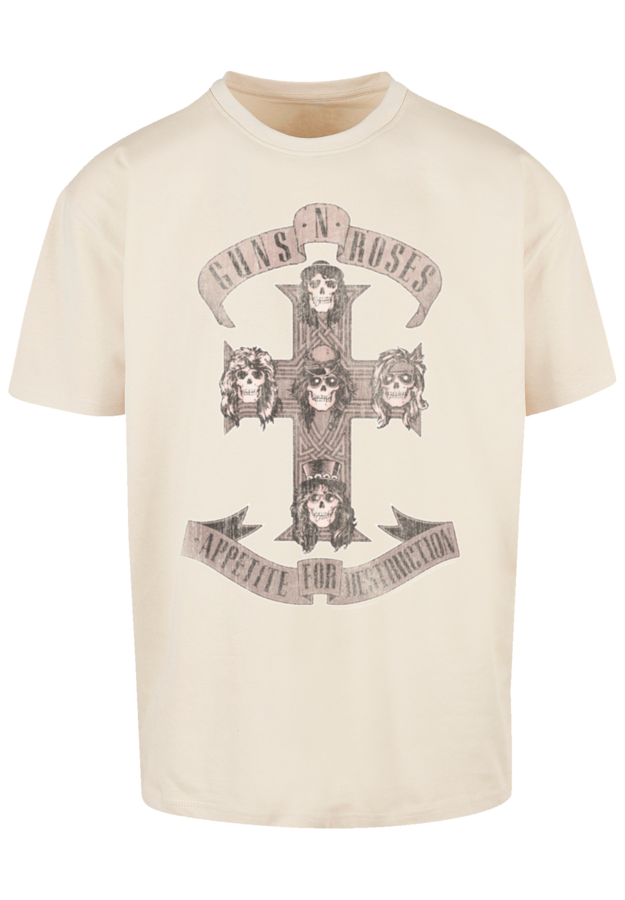 F4NT4STIC T-Shirt "Guns n Roses Hard Rock Musik Band", Premium Qualität günstig online kaufen