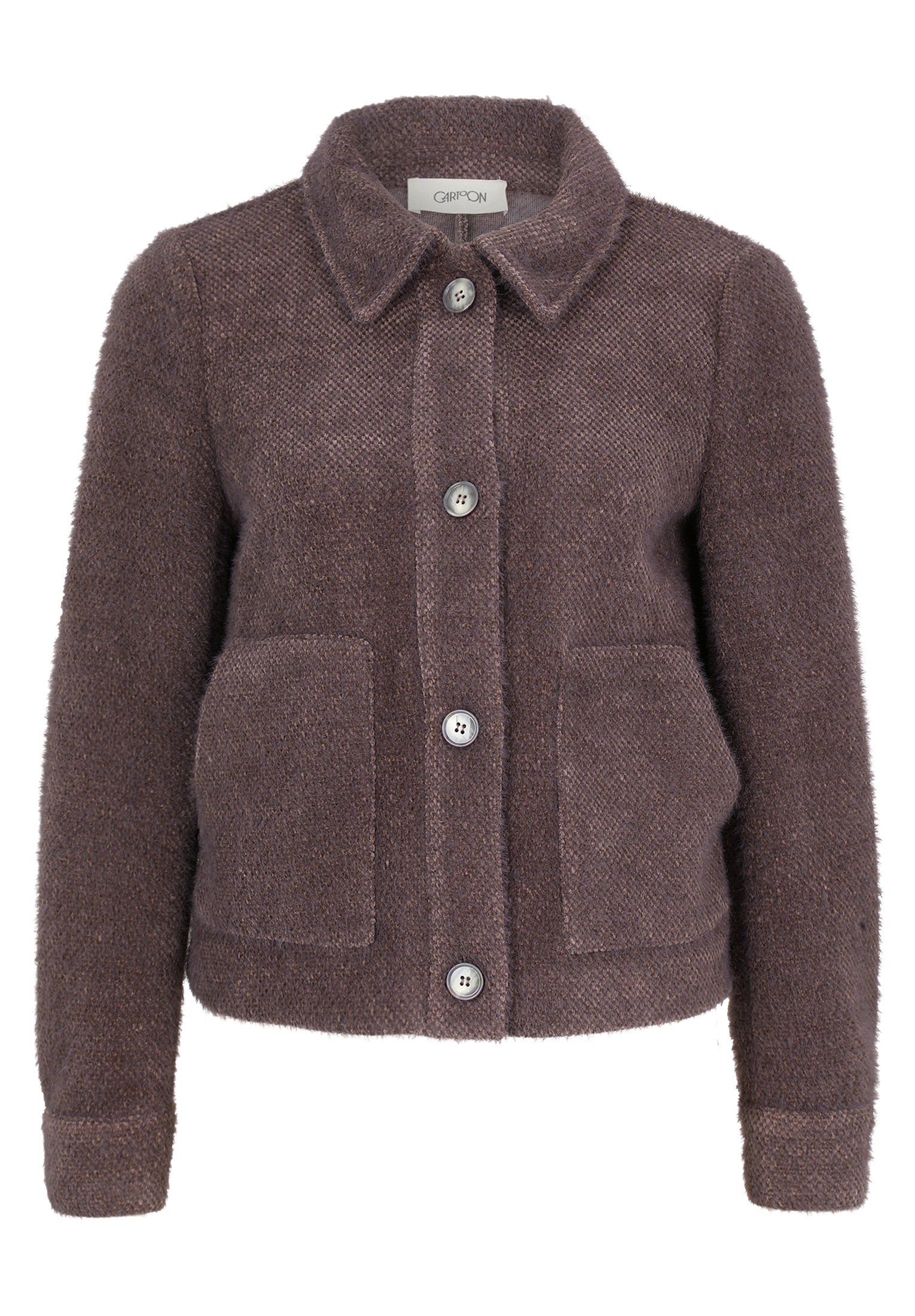 Cartoon Jackenblazer "Damen mit aufgesetzten Taschen" günstig online kaufen