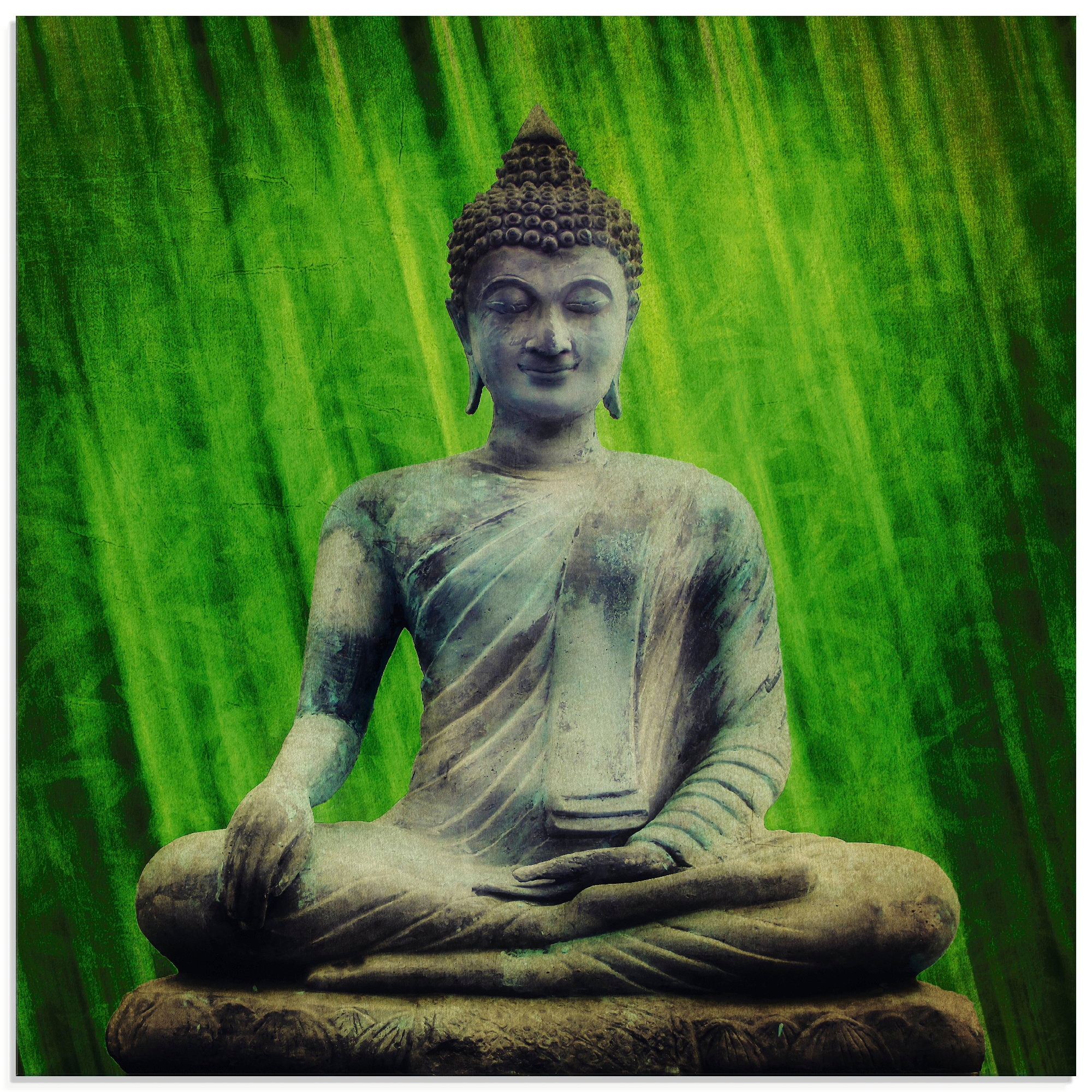 Glasbild »Buddha«, Religion, (1 St.), in verschiedenen Größen