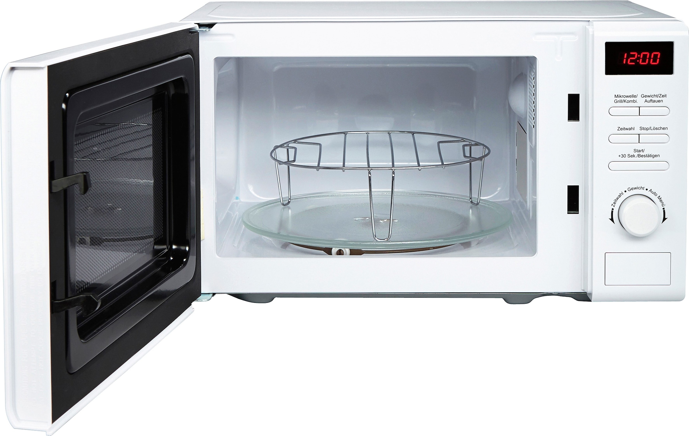 Hanseatic Mikrowelle »819021«, Grill, 700 W, Auftaufunktion, 8 Automatikprogramme
