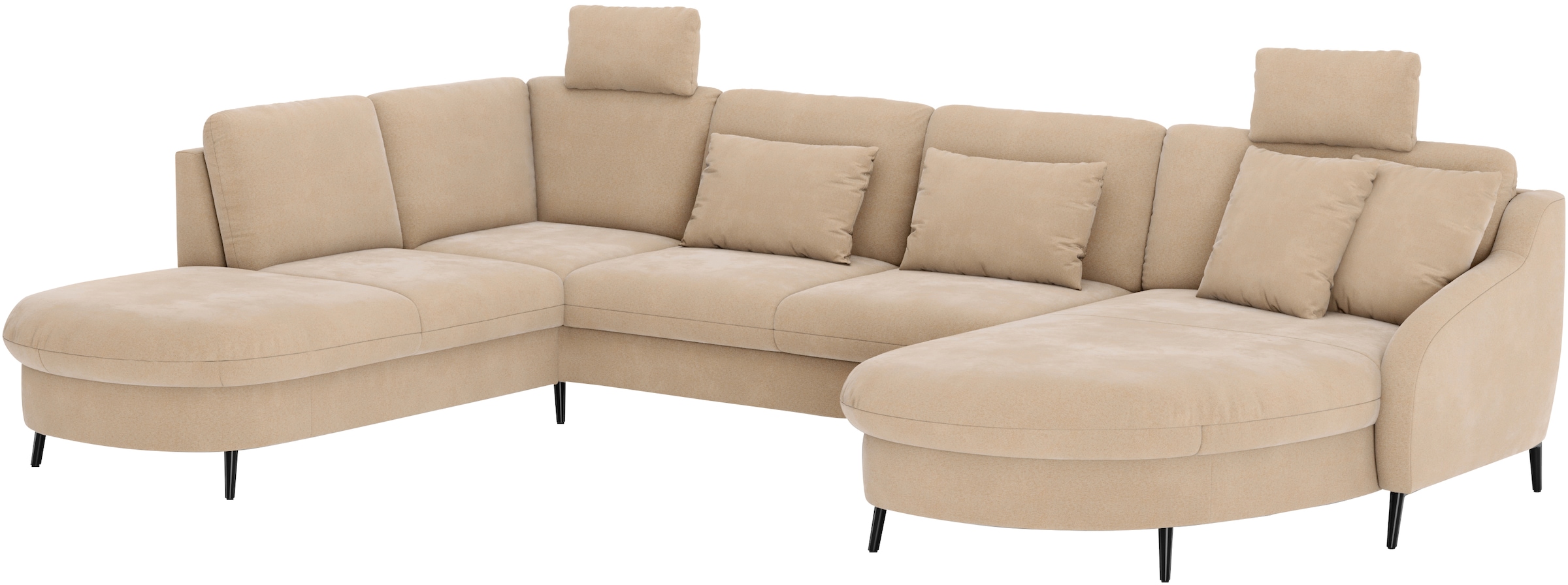 sit&more Wohnlandschaft »Soul U-Form«, wahlweise mit Bett und Bettkasten