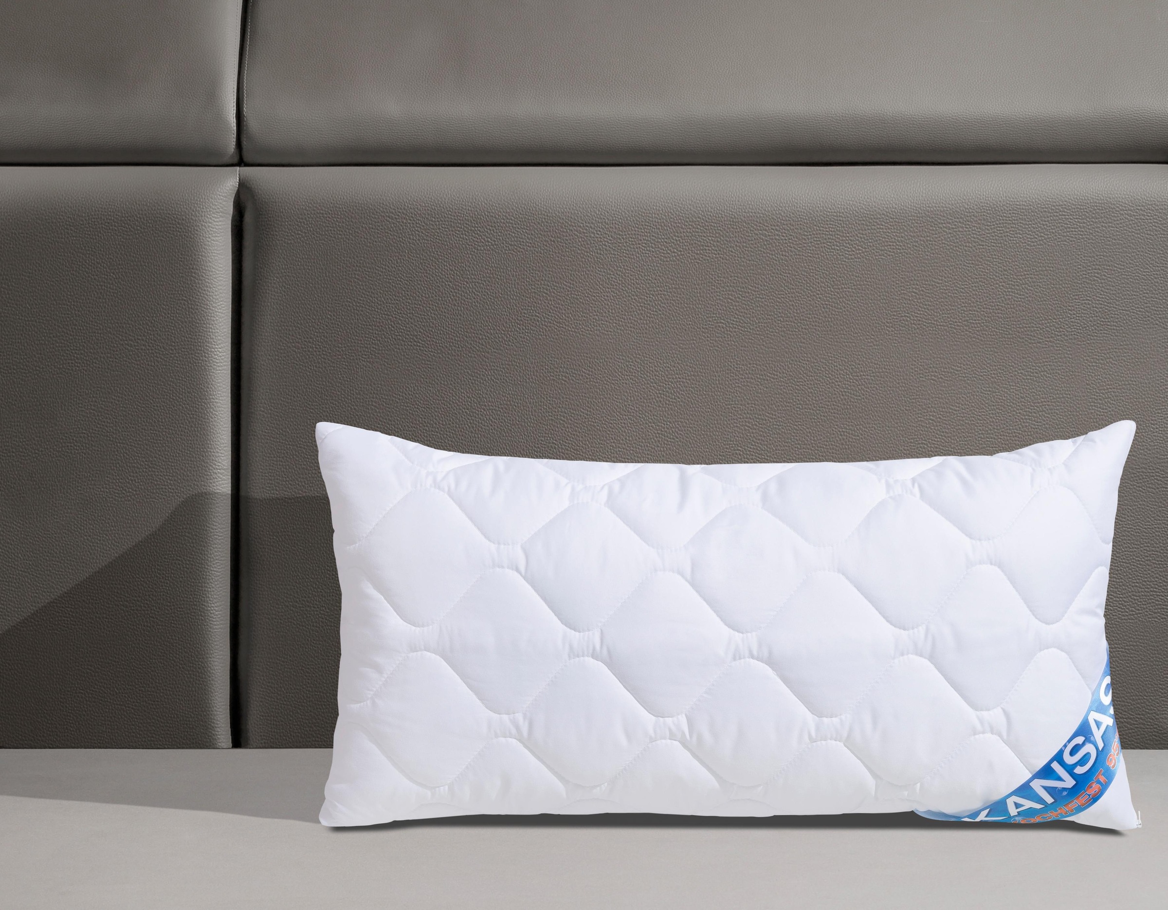 fan Microfaserkissen "Kansas, mit Baumwollbezug und Reißverschluss" Füllung günstig online kaufen