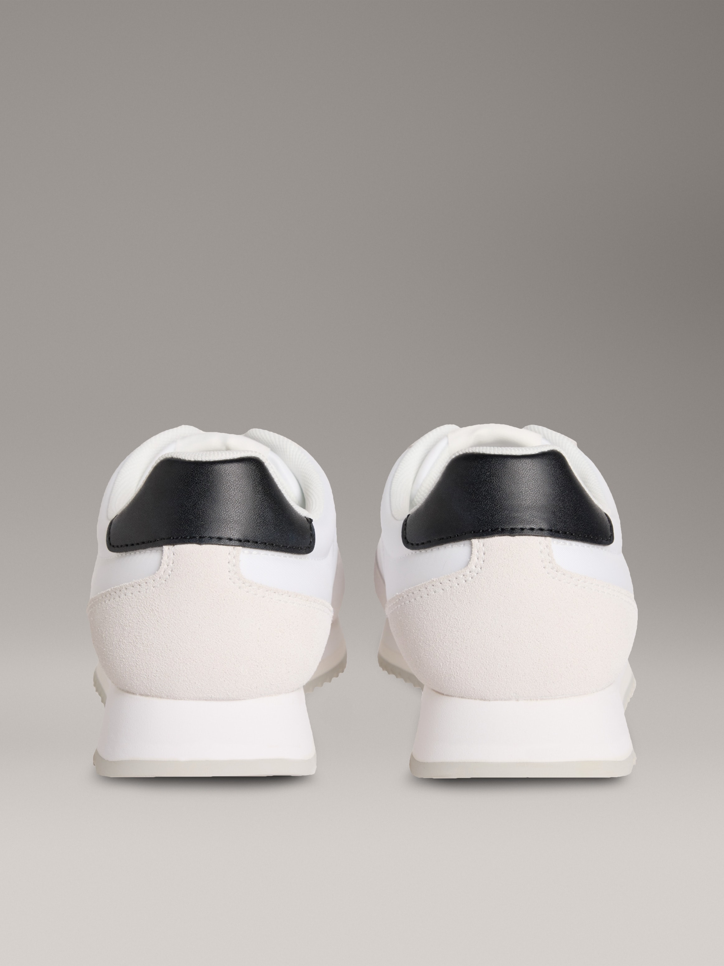 Calvin Klein Jeans Sneaker »RETRO RUNNER LACE UP NY-SU«, Freizeitschuh, Halbschuh, Schnürschuh mit seitlichem CK-Logo
