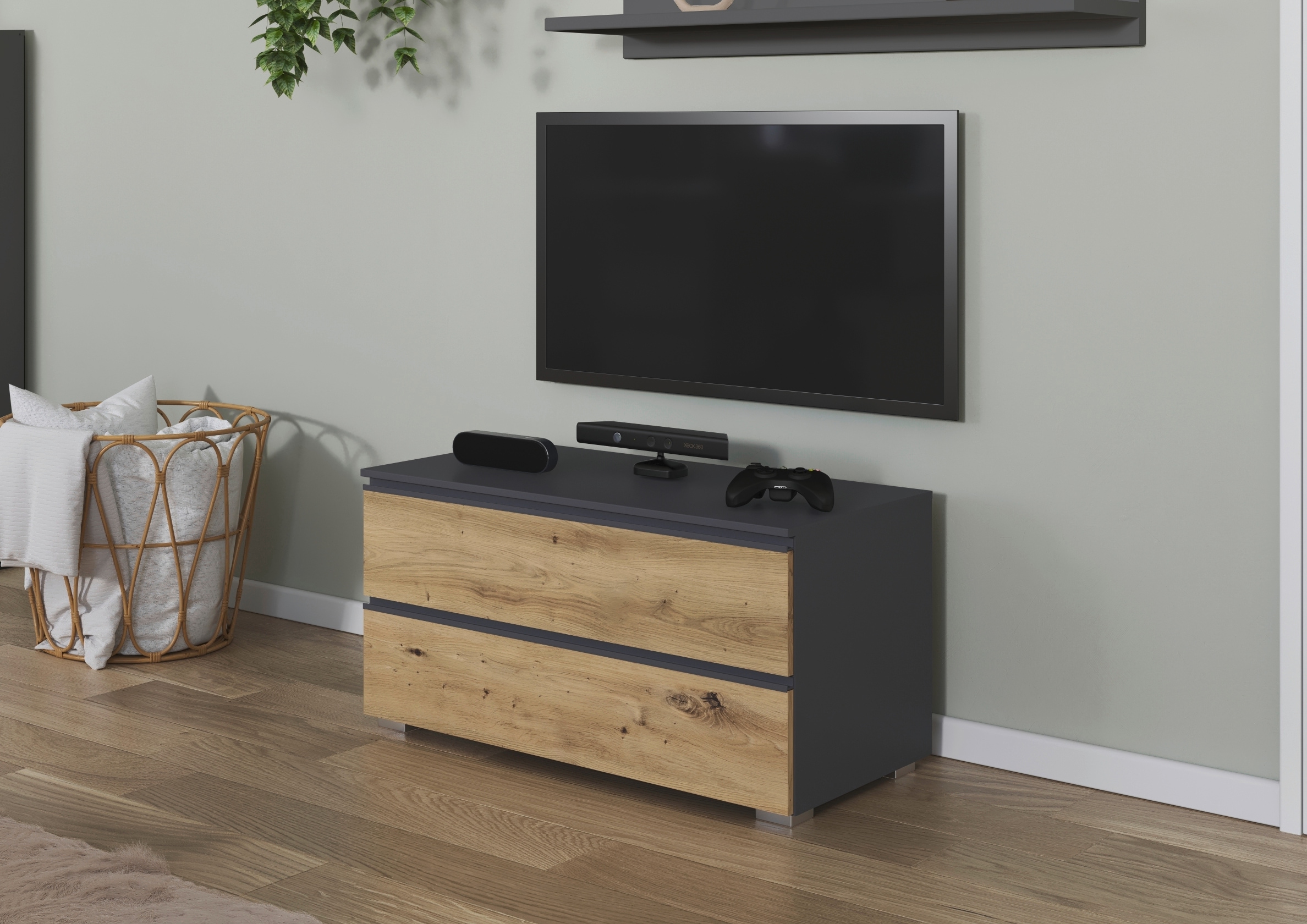 rauch TV-Board »Joel« Breite 80 oder 120 cm,  praktische und geräumige Schubladen MADE IN GERMANY